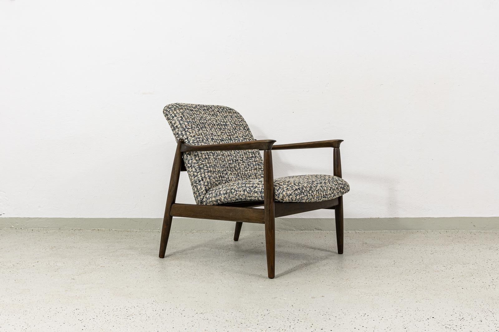 Mid Century Modern Armchair By Edmund Homa, Gfm, Poland, 1960's photo furniture