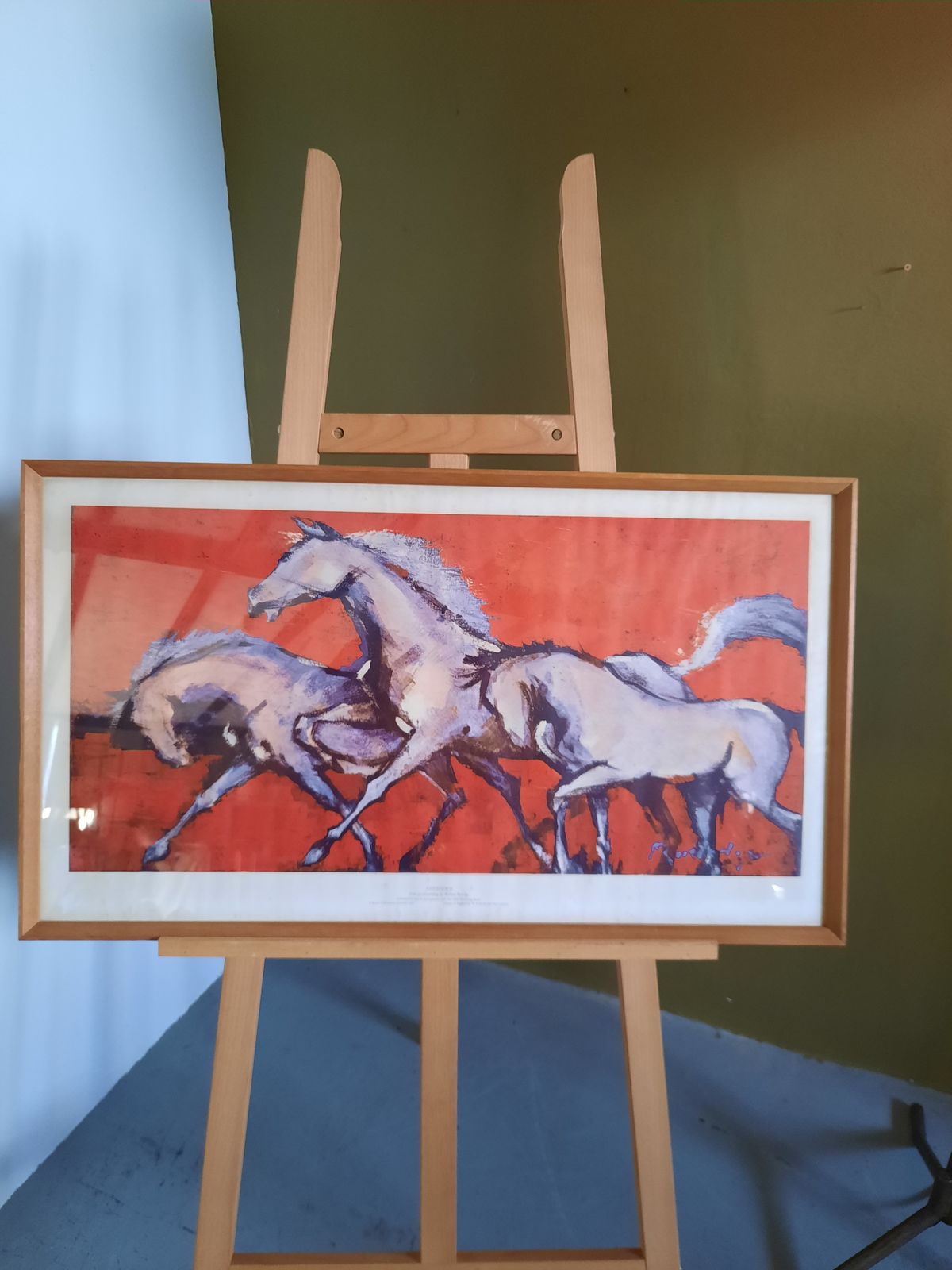 Original Framed Advertising Poster For The Milk Marketing Board From An Oil Entitled Sundown By William Rutledge photo for sale
