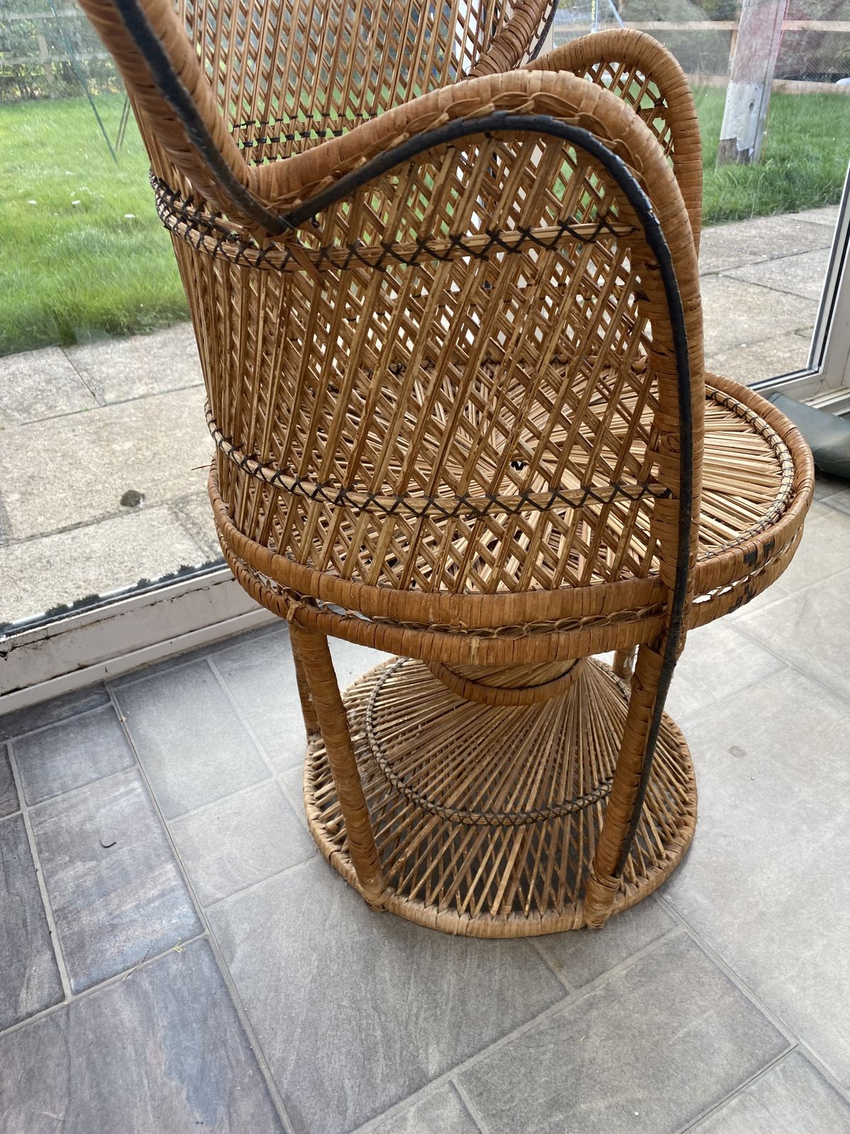 Vintage Peacock Chair photo furniture