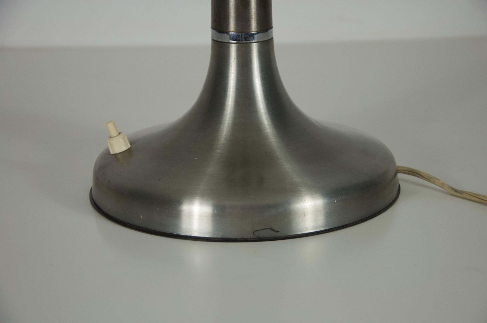 Mid Century Italian Metal And Glass Table Lamp, 1960s photo vinterior