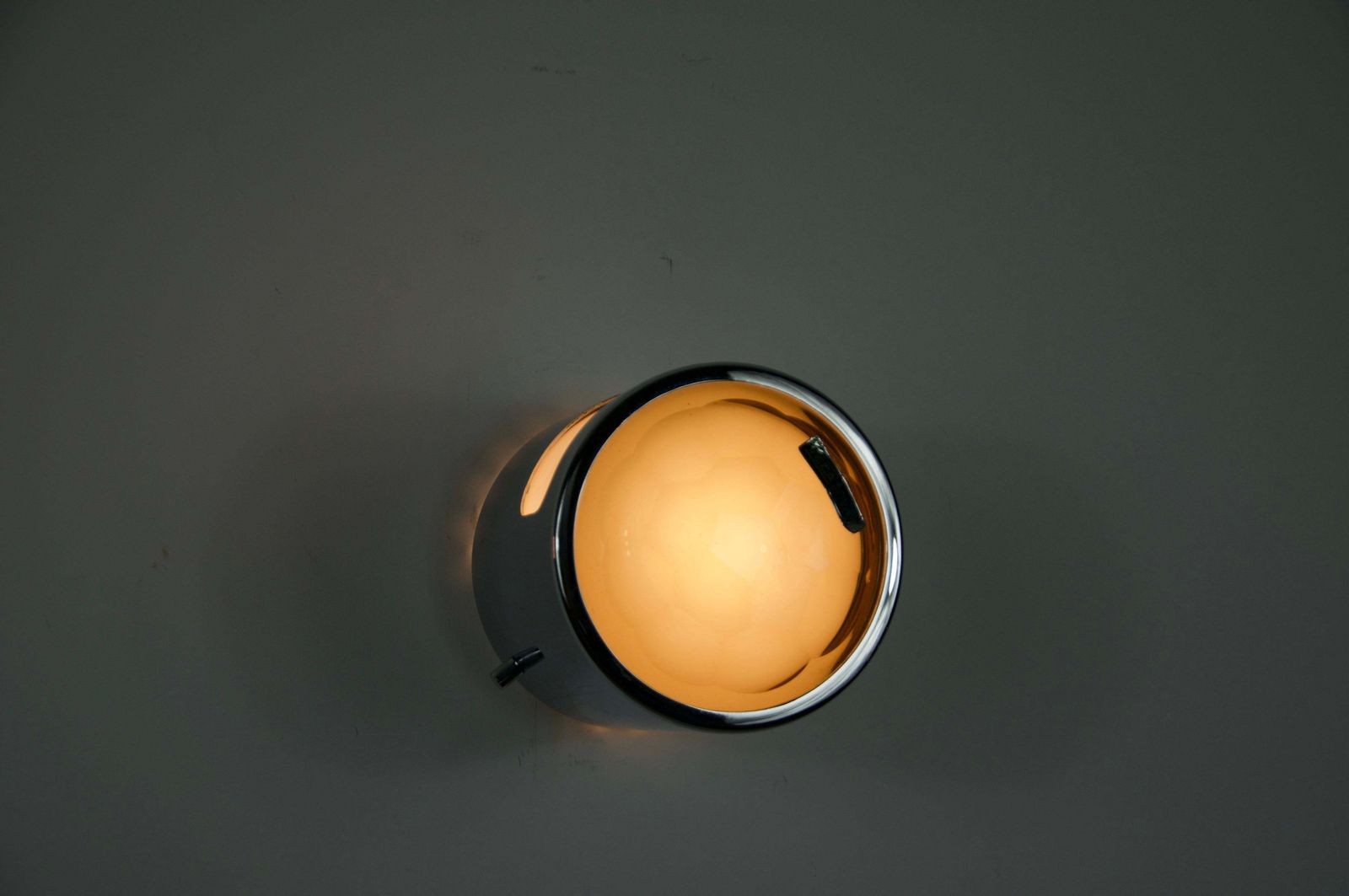 photo vinterior Pair Of Glass And Metal Wall Lights By Veca, 1960s, Italy