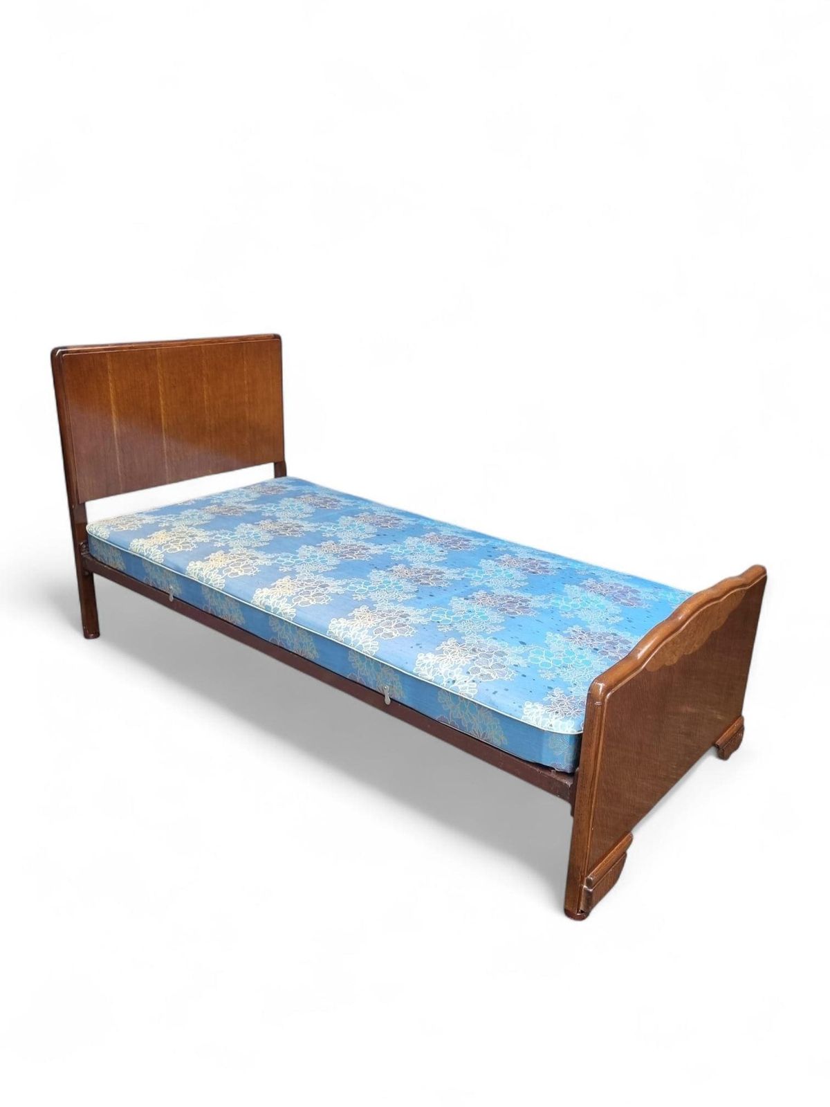 Vintage Harris Lebus Oak Single Bed / C.1930–1940 / Free Delivery