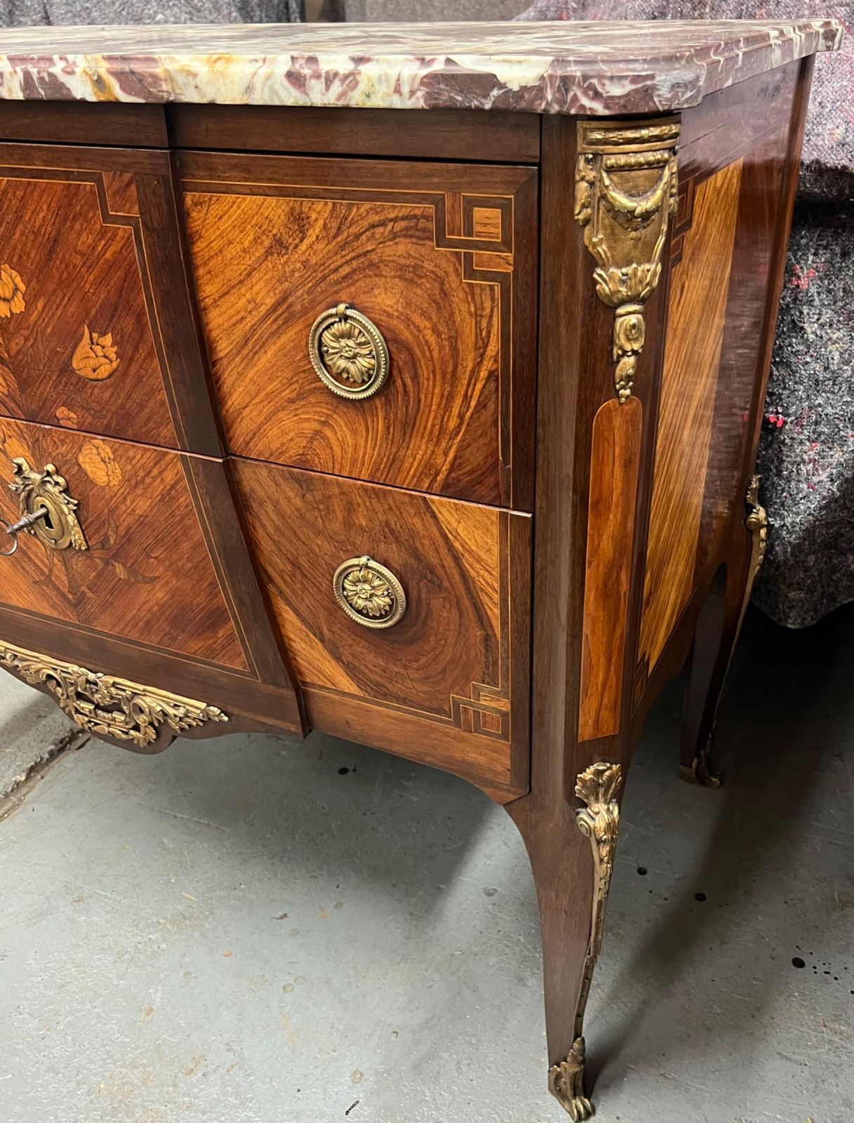 Furniture Superb 19th.C. French Commode Chest Of Drawers photo