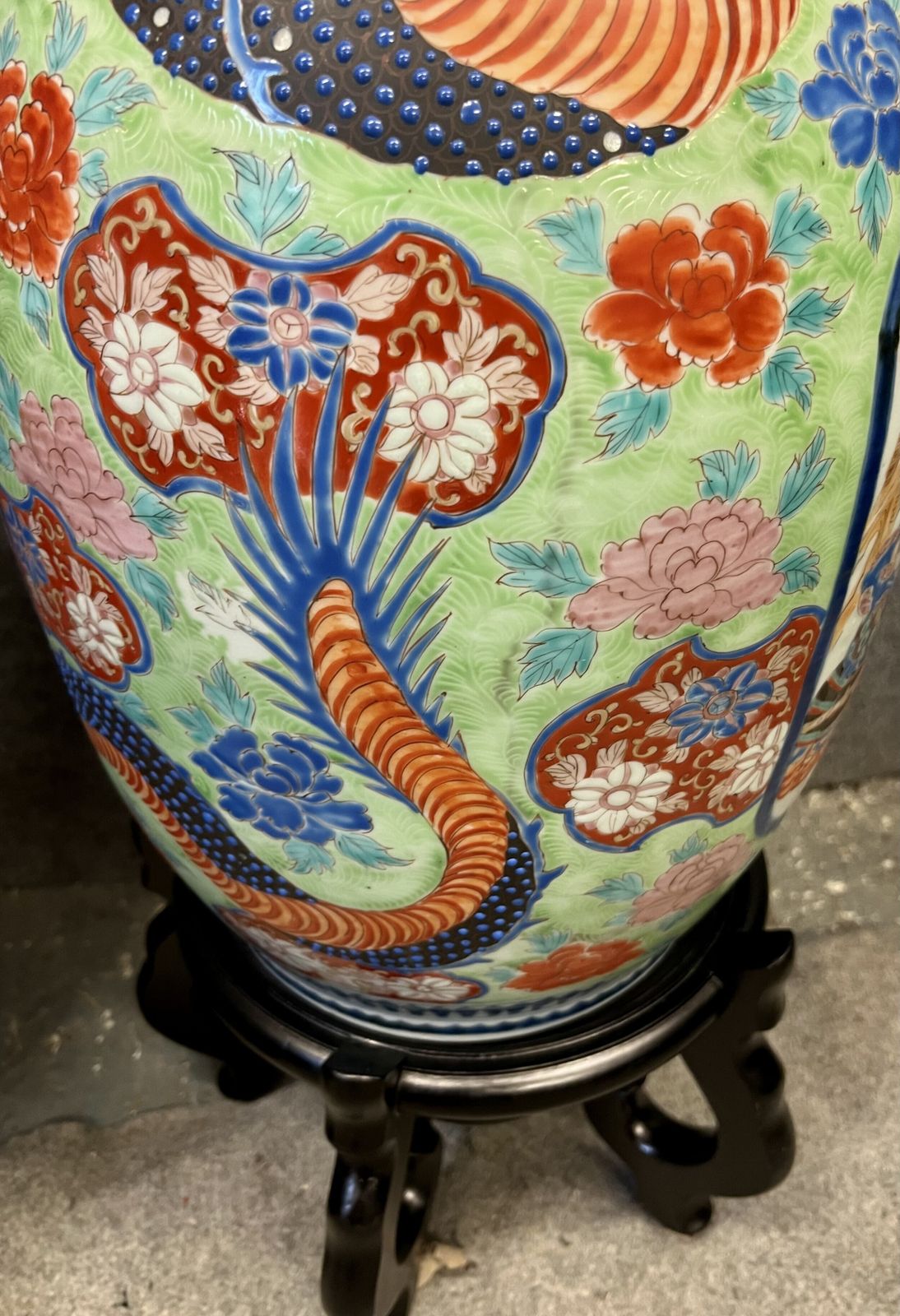 Very Large Pair Of Arita Porcelain Vases photo buy
