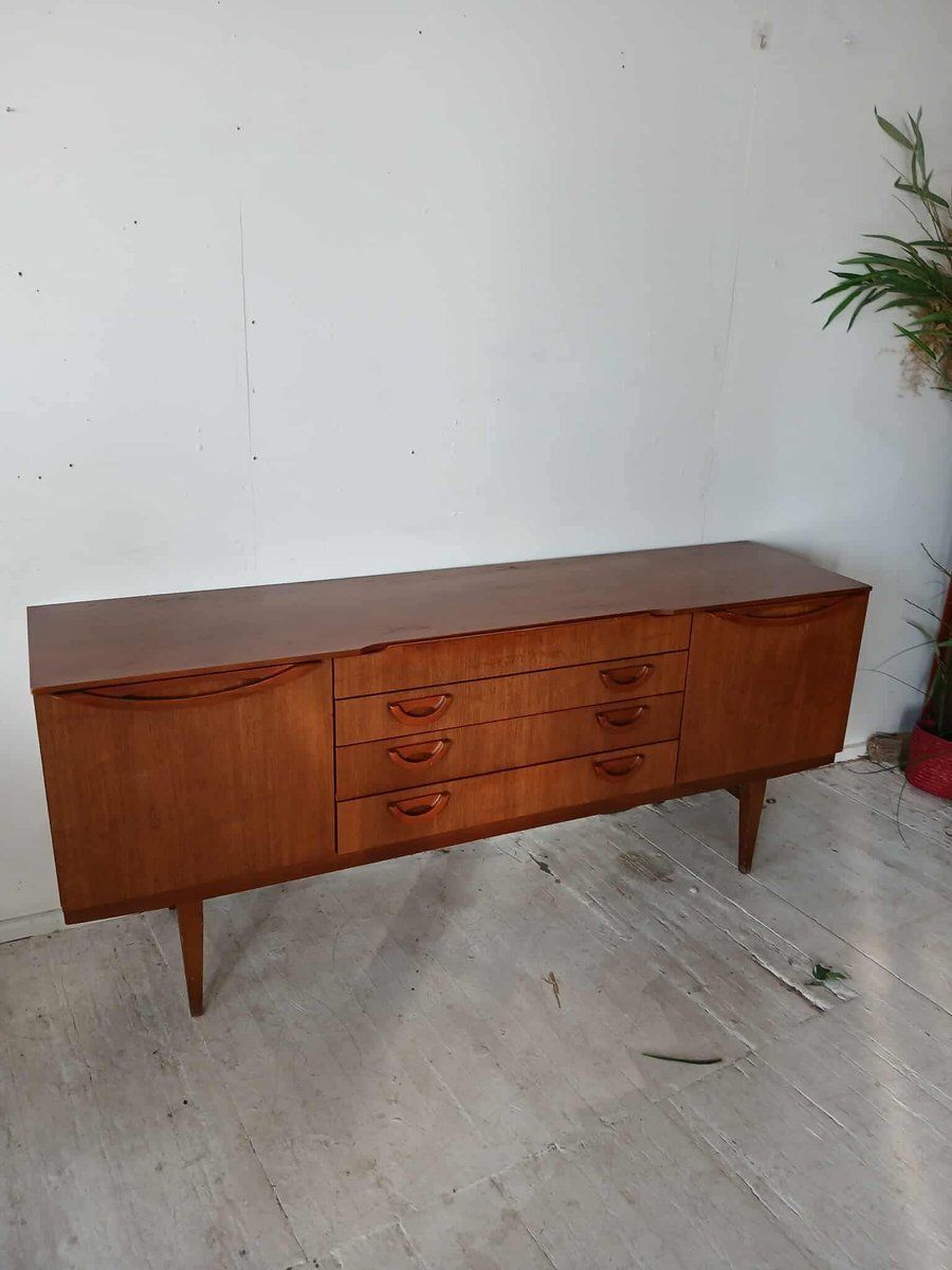 Mid Century Modern Sideboard In Teak From Beautility, United Kingdom, 1962 photo for sale