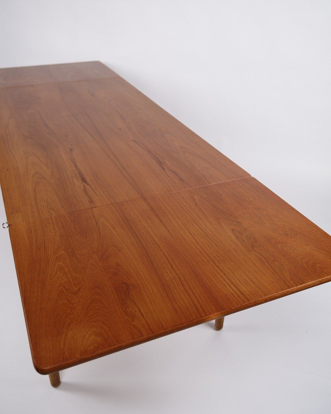 Desk With Flaps   Model At 305   Teak & Oak   Hans J. Wegner   Andreas Tuck   1950s photo vintage