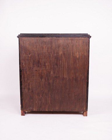 photo for sale Chatol   Hand Polished Mahogany   Mother Of Pearl Fittings & Bone Knobs   Year 1860s
