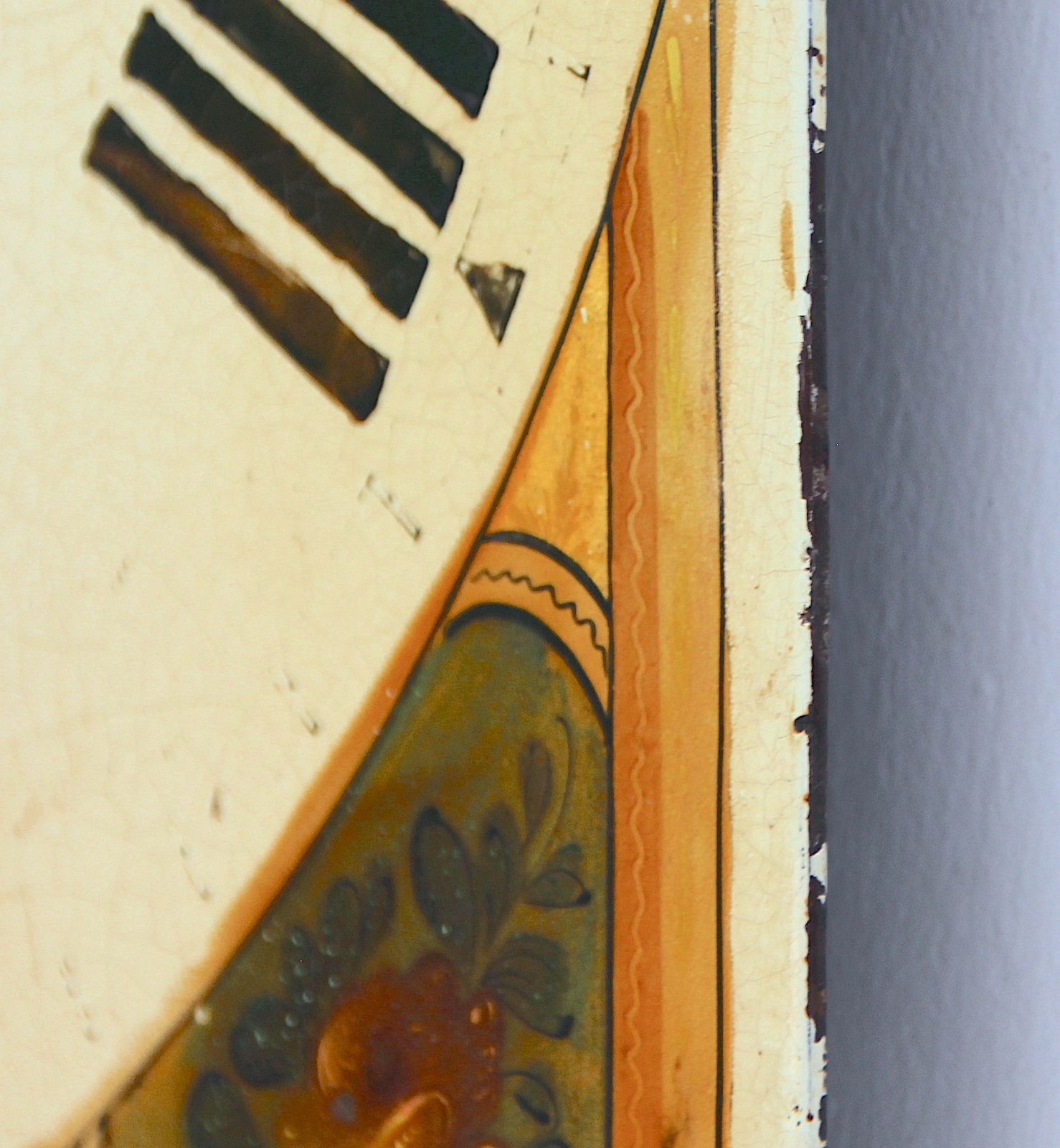 photo buy Original 18th Century Iron Grandfather/Longcase Clock Dial. Fully Guaranteed.