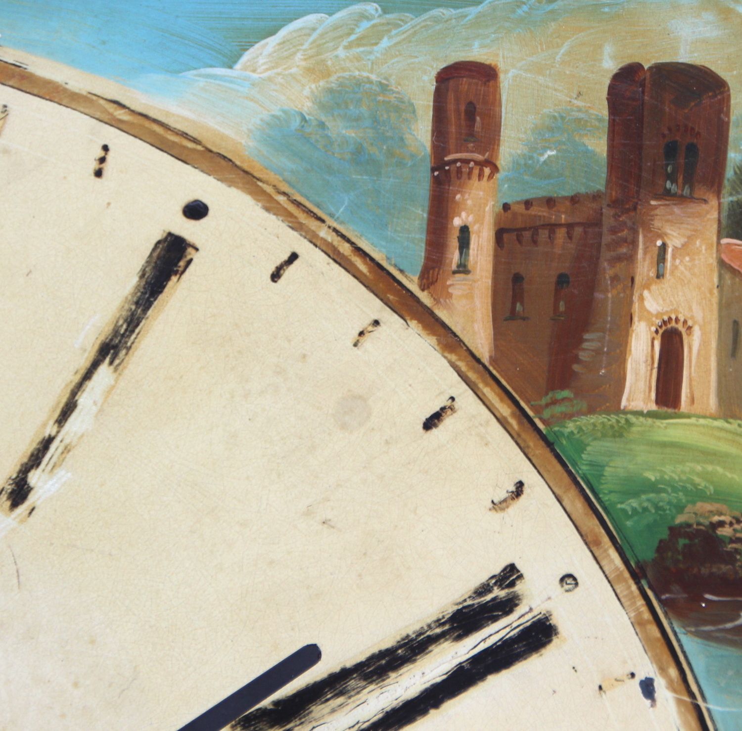 Original 18th Century Iron Grandfather/Longcase Clock Dial. Fully Guaranteed. photo Home Decor