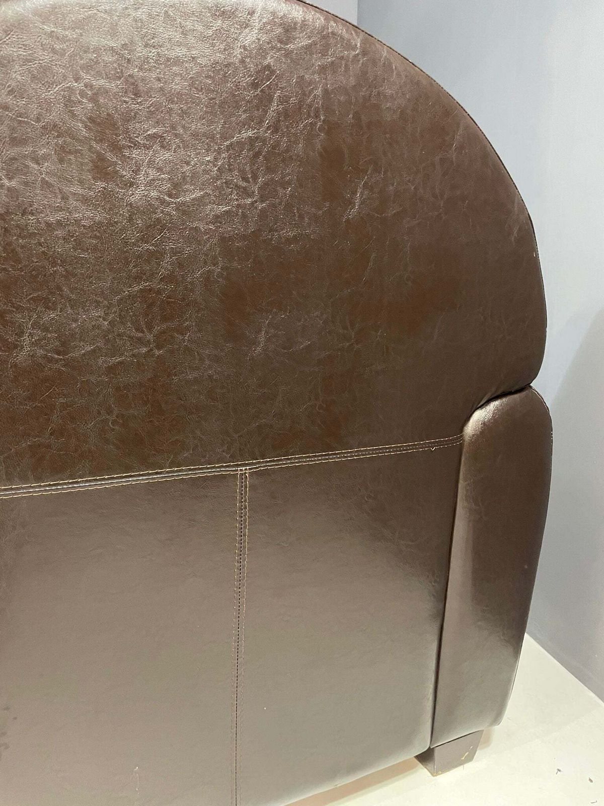 Pair Of Leather Armchairs In French Art Deco Style, 1970s photo buy