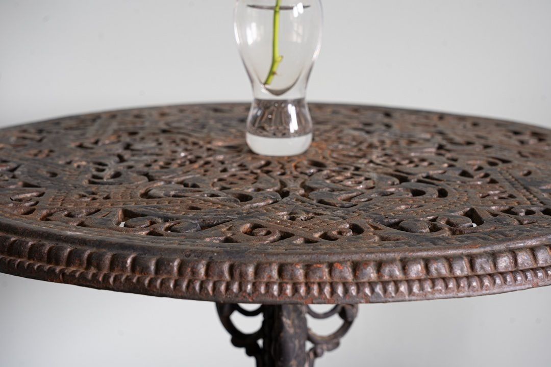 Cast Iron Coalbrookdale Style Garden Patio Set photo for sale