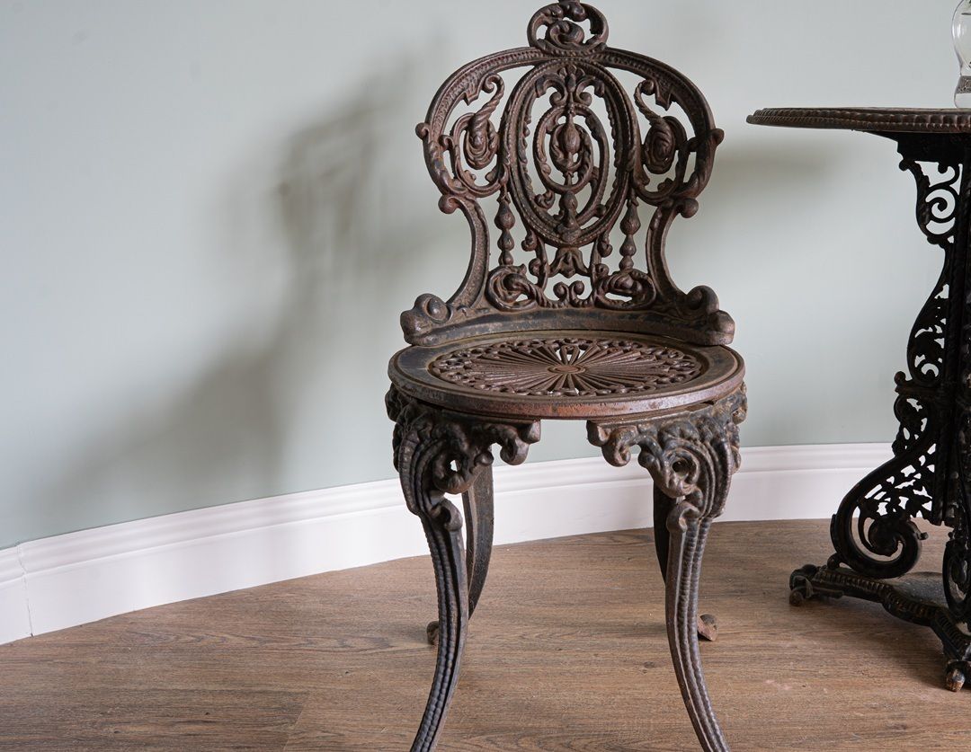 Cast Iron Coalbrookdale Style Garden Patio Set photo 900.0