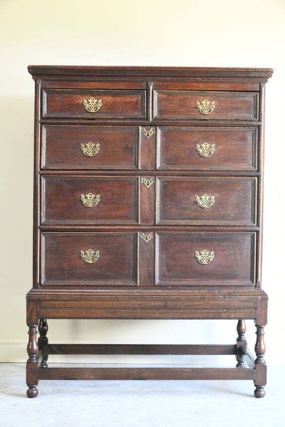 18th Century Style Oak Chest On Stand photo buy