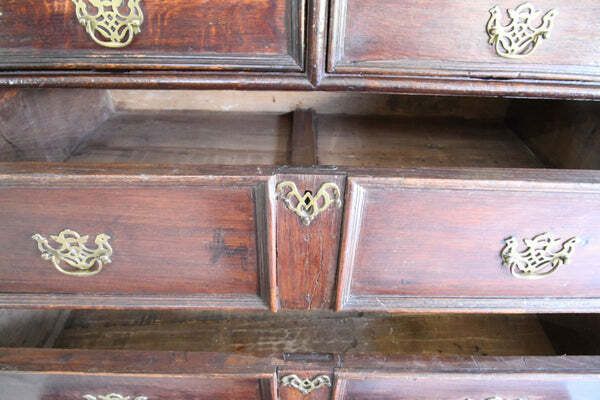Furniture 18th Century Style Oak Chest On Stand photo