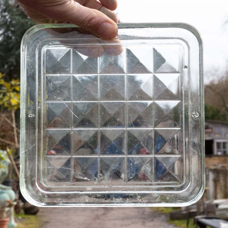 Reclaimed Glass Tiles | Square Prism Blocks photo vintage