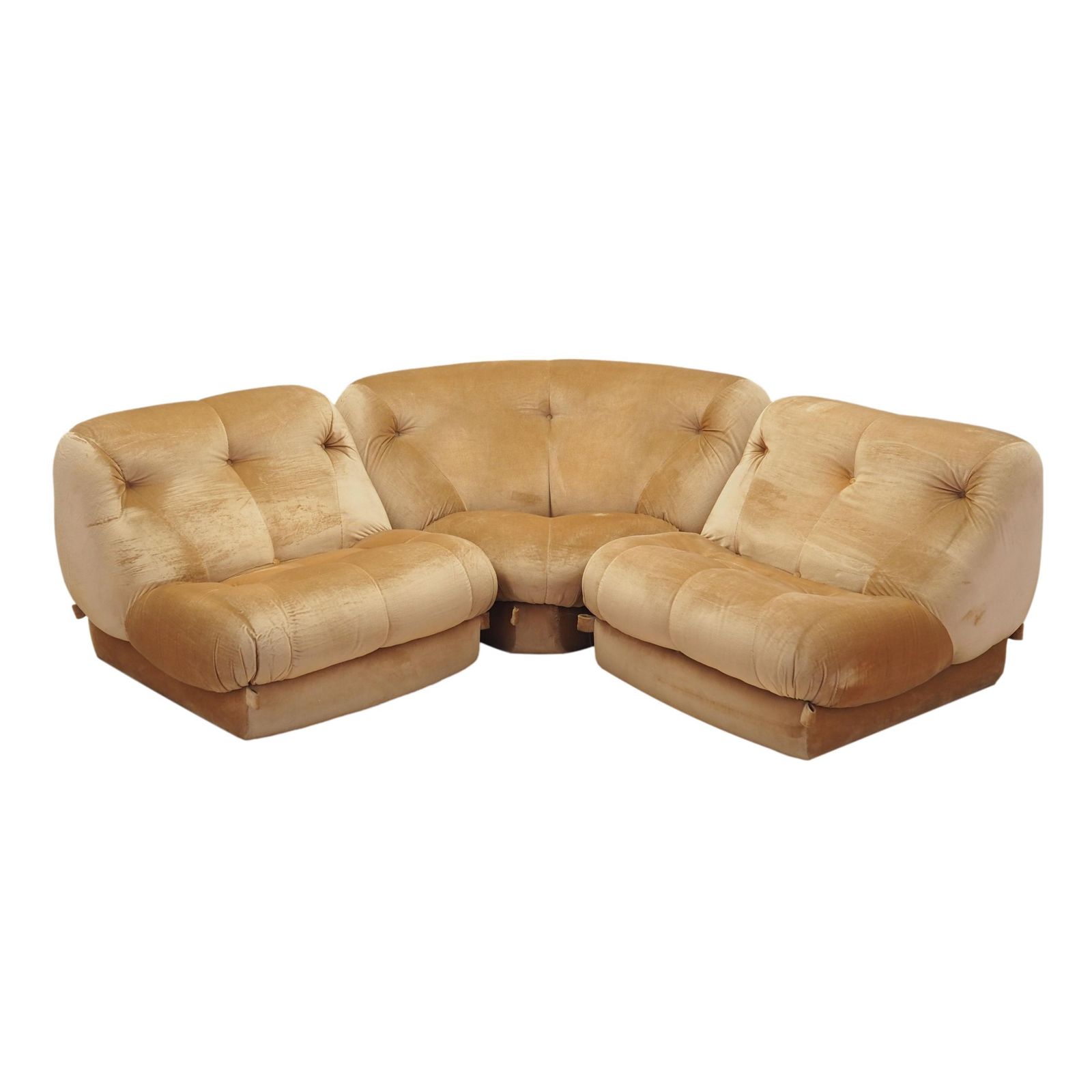 Modular Sofa Italian Design 1970s Designer Rino Maturi Manufacturer Mimo Padova