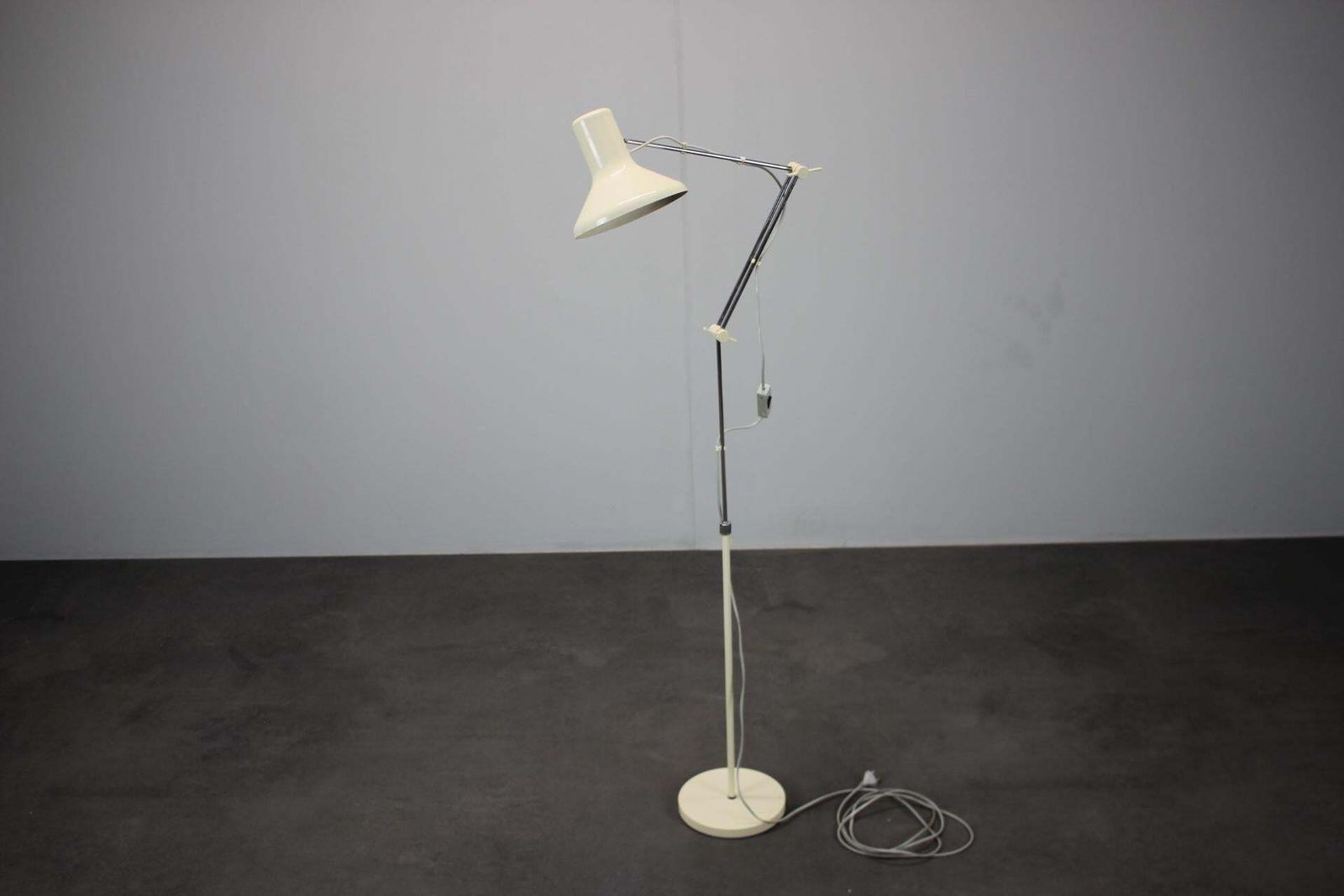 Mid Century Adjustable Floor Lamp, By J. Hurka For Napako, Czechoslovakia, 1960s photo 784.0