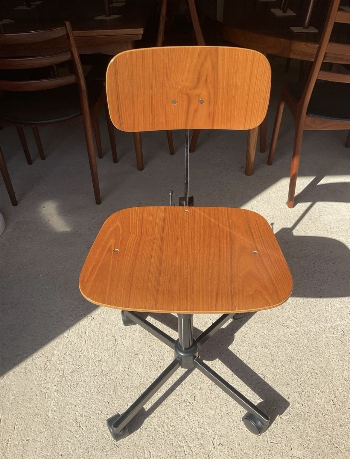 Furniture Danish Kevi Swivel Office Chair, Desk Chair By Jørgen Rasmussen For Rabami photo
