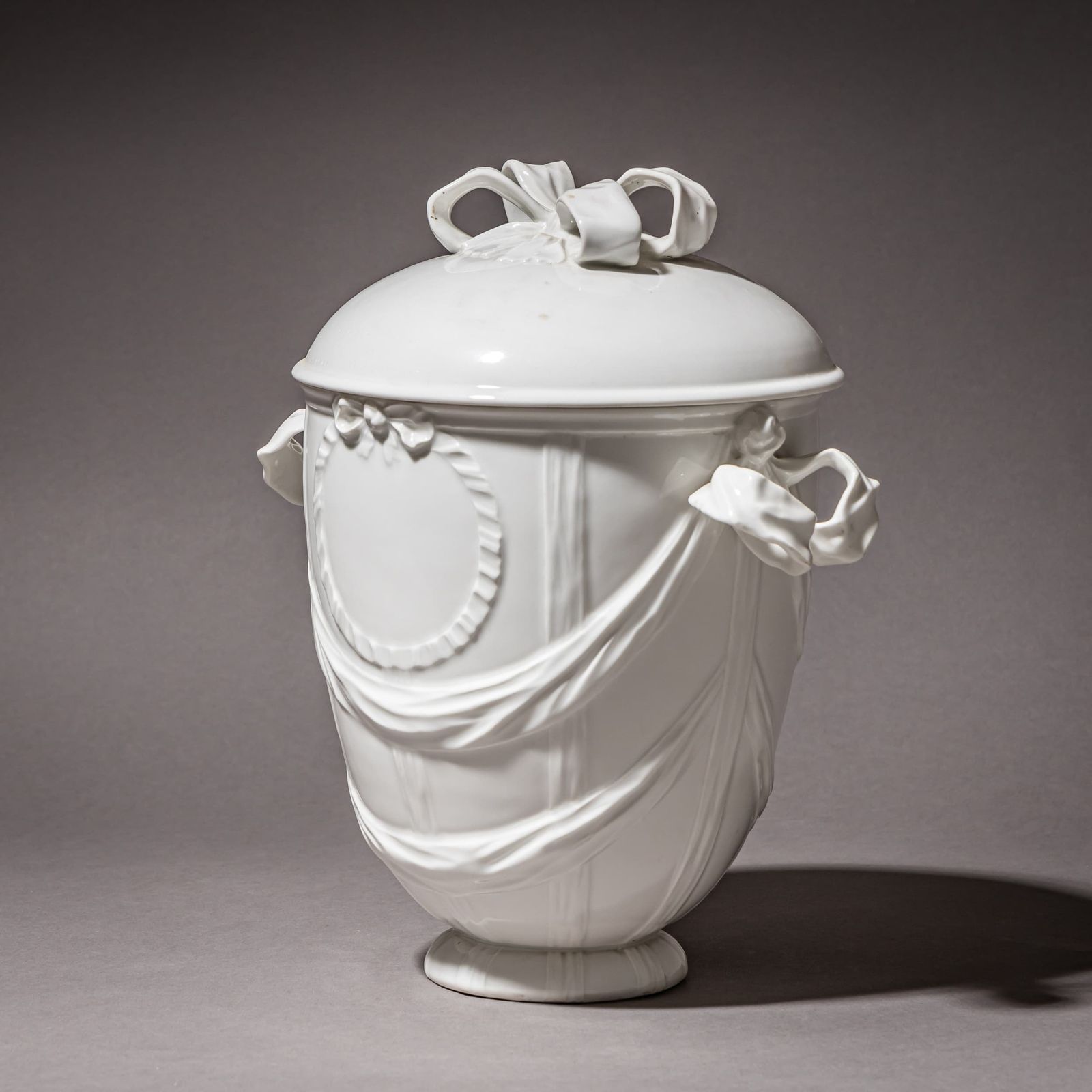 Pair Of Porcelain Urns, Kpm Berlin, 1990s photo for sale