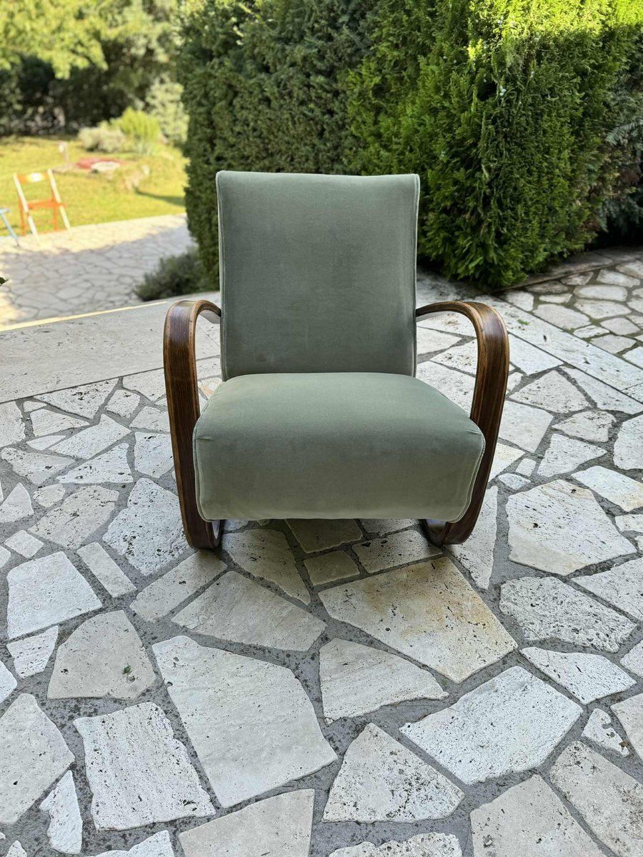 Model H 269 Lounge Chair By Jindrich Halabala, 1930s photo vintage