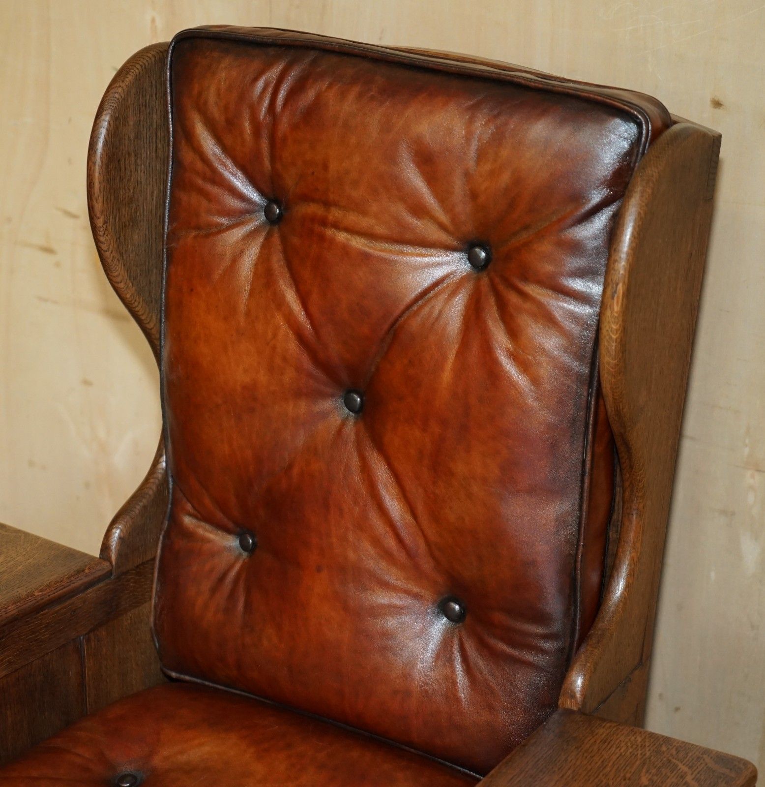 1920's American Prohibition Hidden Storage Drinks Cabinet Chesterfield Armchair photo Furniture