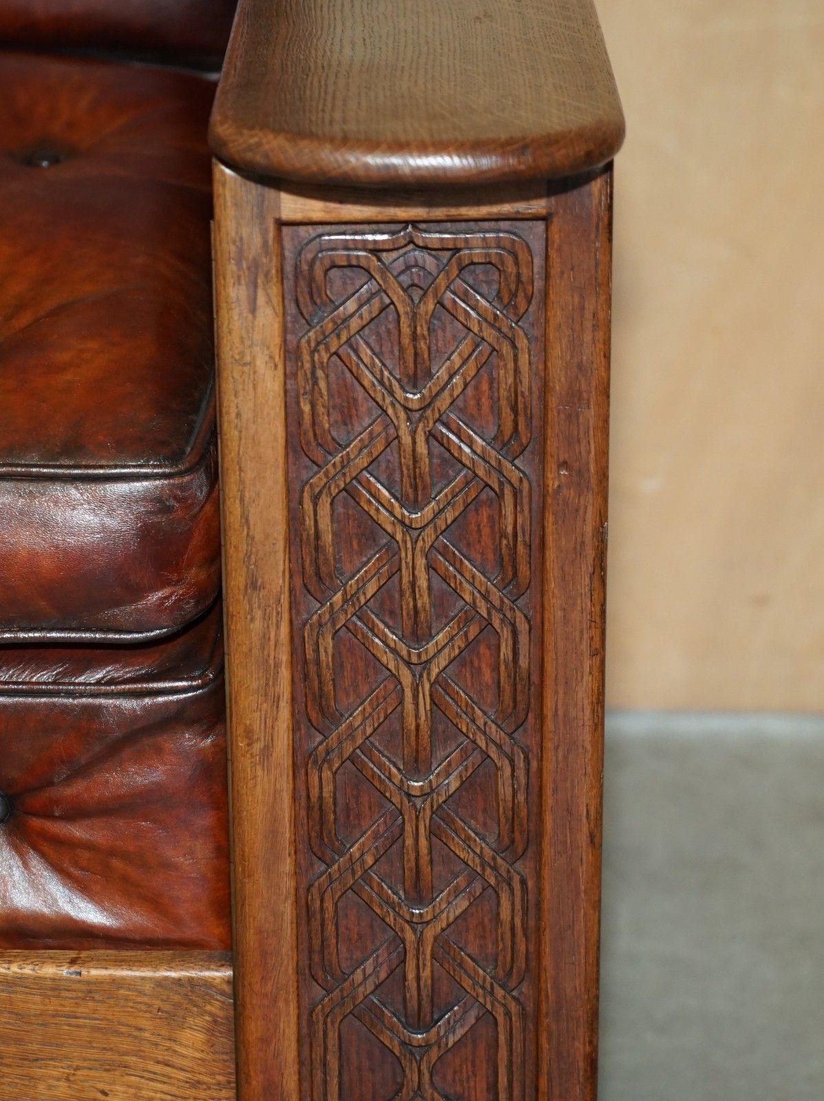 photo furniture 1920's American Prohibition Hidden Storage Drinks Cabinet Chesterfield Armchair