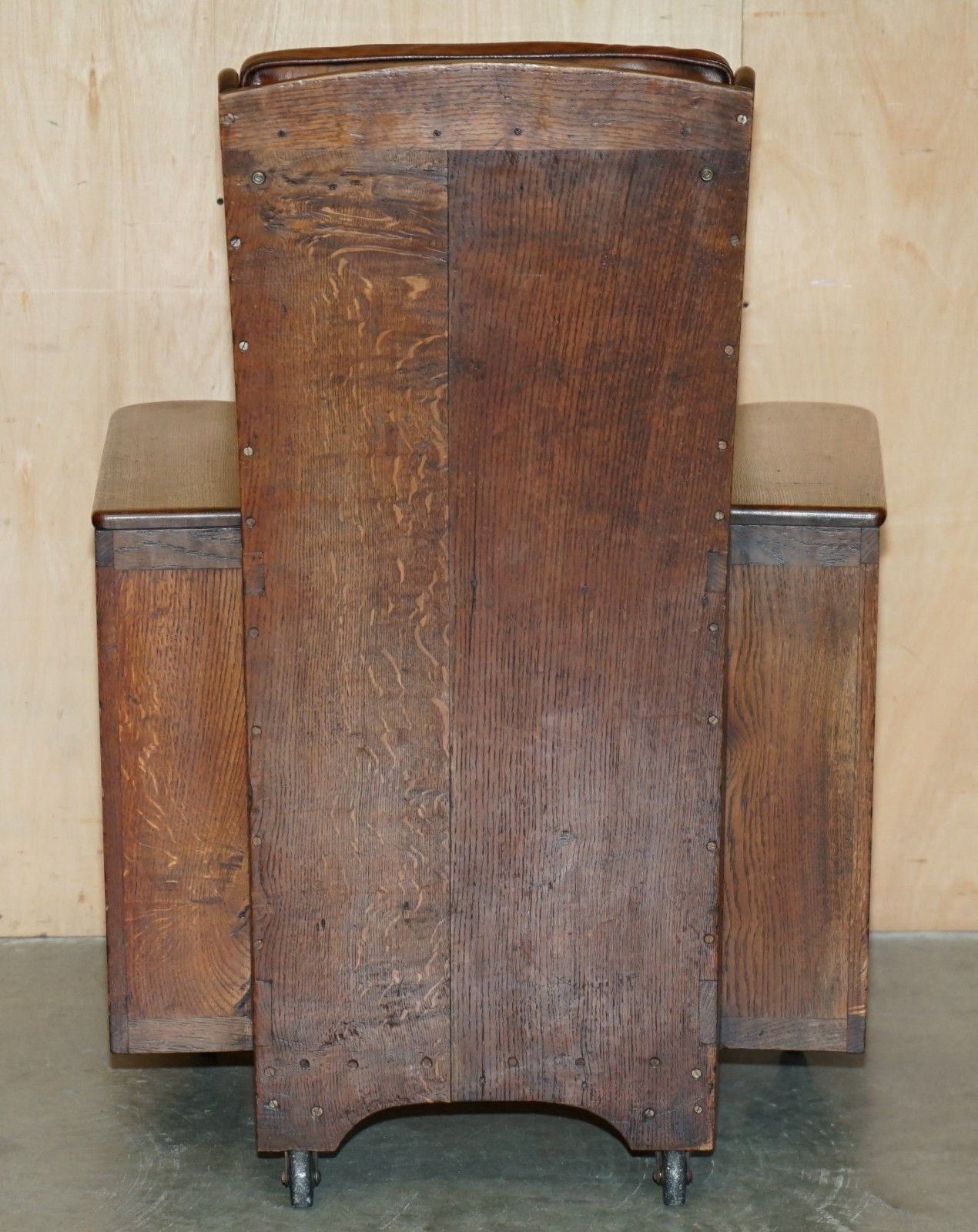 7950.0 1920's American Prohibition Hidden Storage Drinks Cabinet Chesterfield Armchair photo