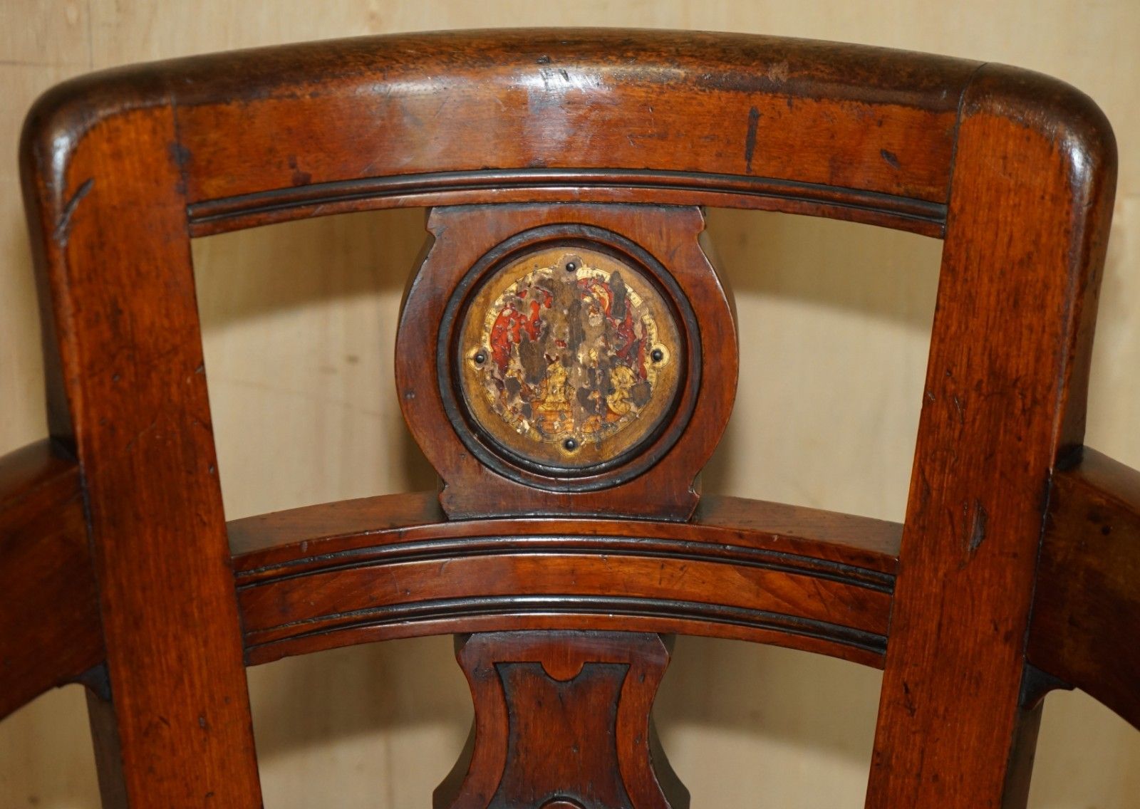Antique Victorian Restored Brown Leather Chesterfield Tufted Captains Chair photo buy