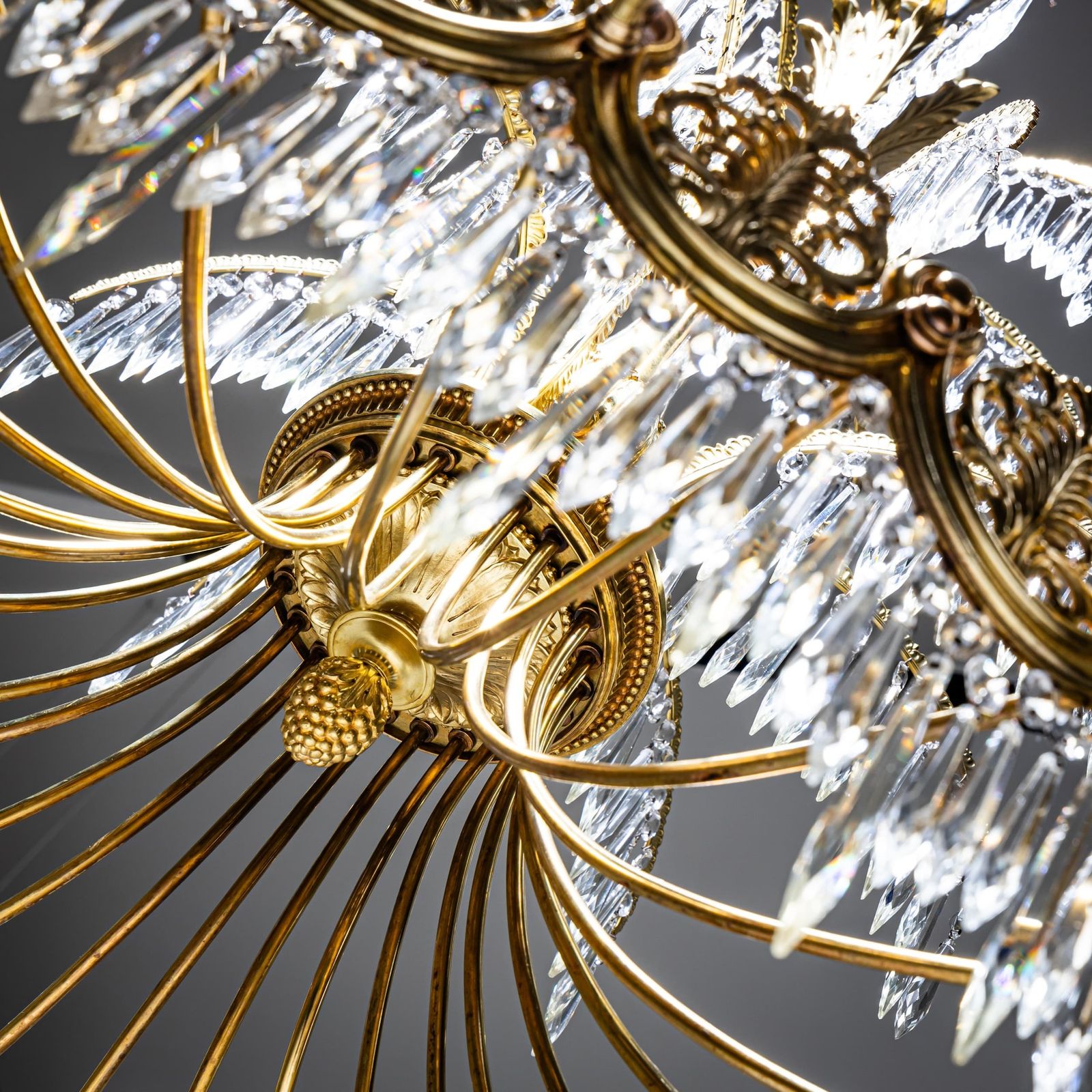 photo vinterior Empire Style Chandelier After Schinkel, Probably Berlin, Early 20th Century