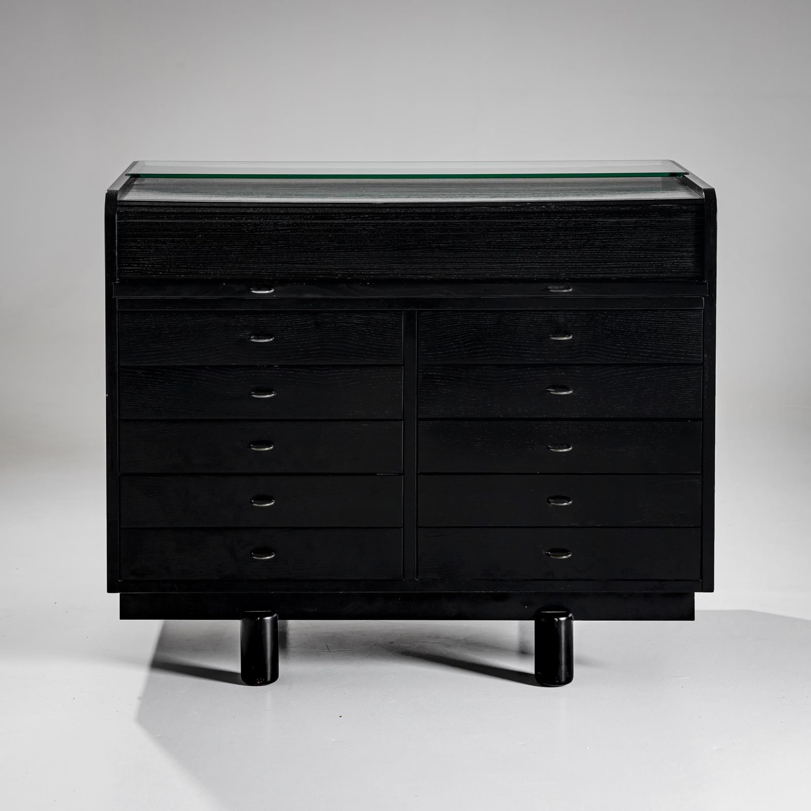 Black Desk By Gianfranco Frattini For Bernini, Italy, 1960s photo Furniture