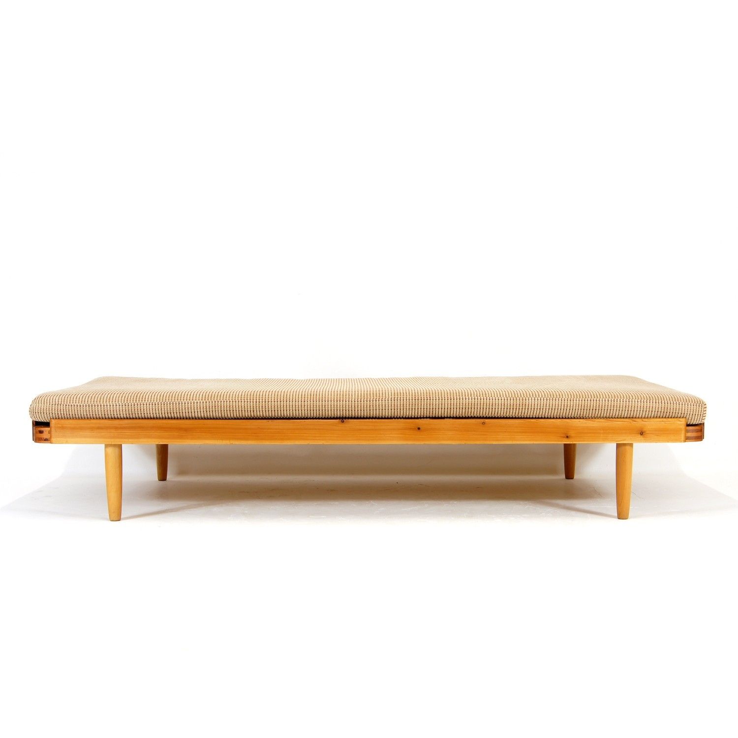 Retro Vintage Danish Pine Single Day Bed Sofa Futon Mid Century Modern 50s 60s