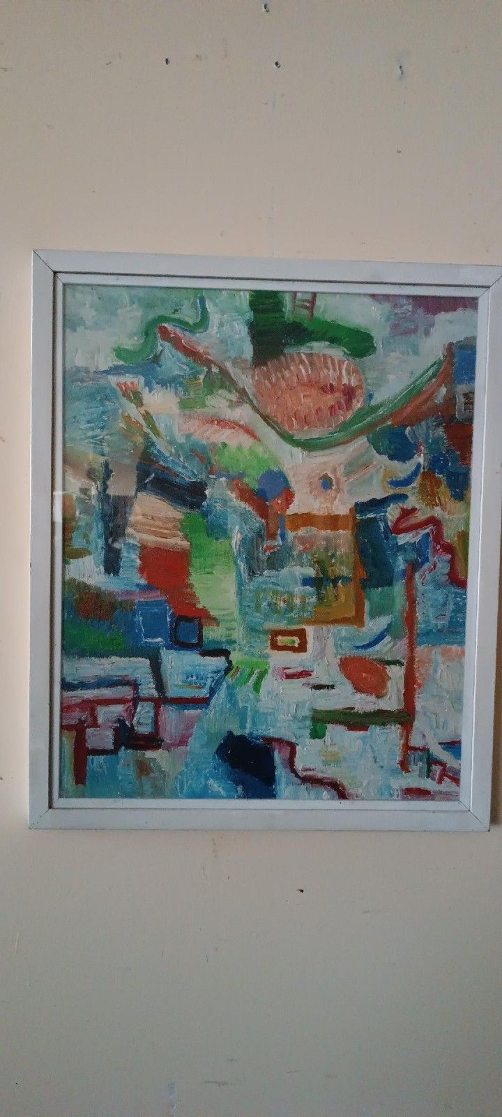 Abstract Painting Oil On Canvas Simone Ciani photo Art