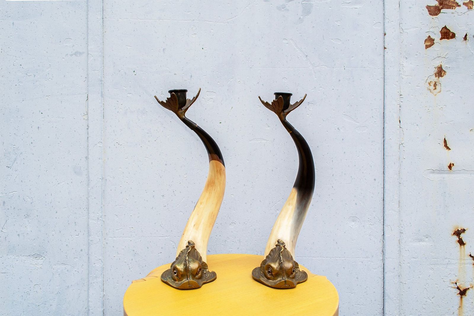 Fish Shaped Candleholders By Hauy Pouigo, Florence, Italy, 1970s, Set Of 2