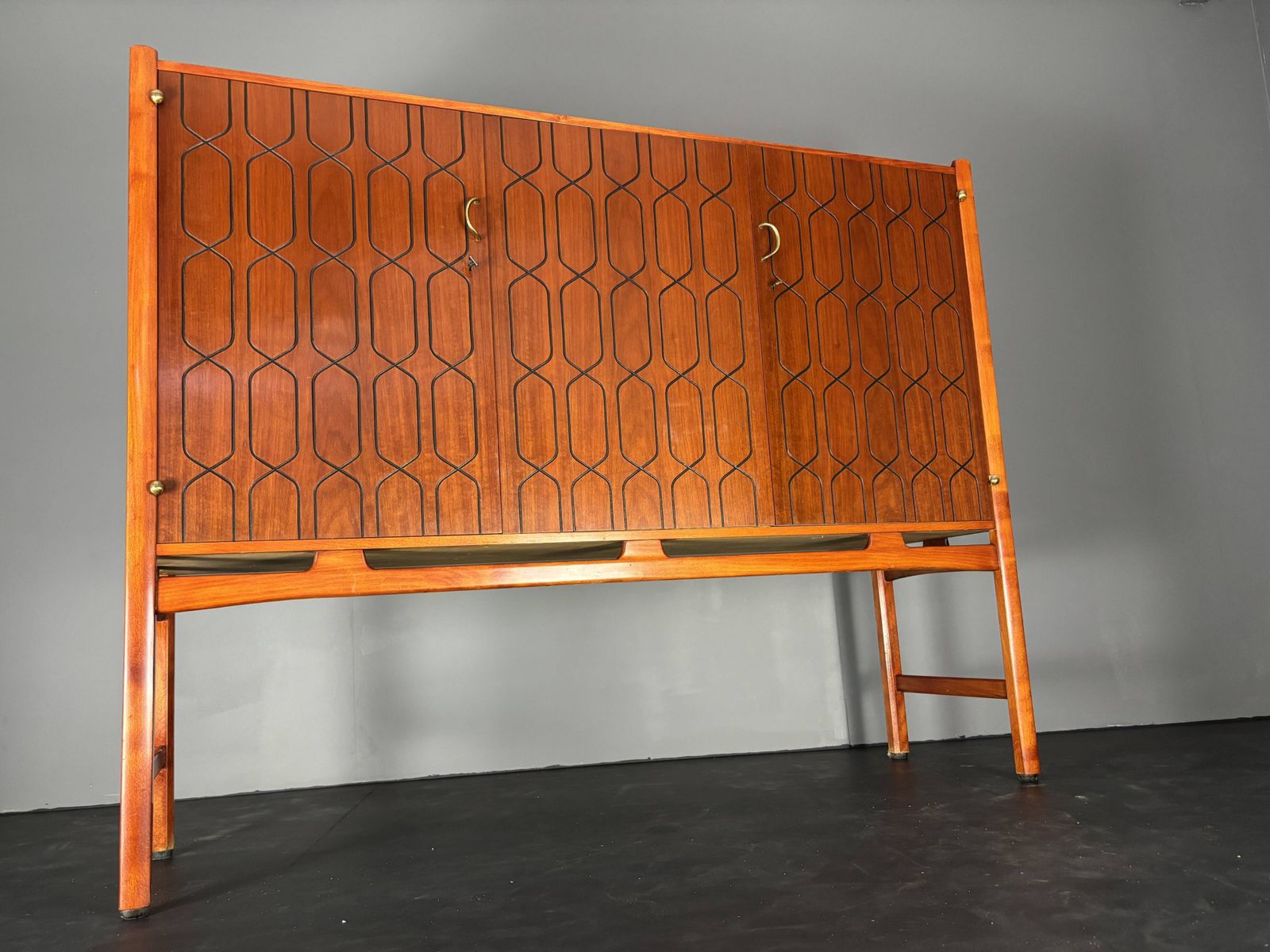 Midcentury Swedish Scandinavian Sideboard Cabinet By David Rosen Model Napo photo furniture