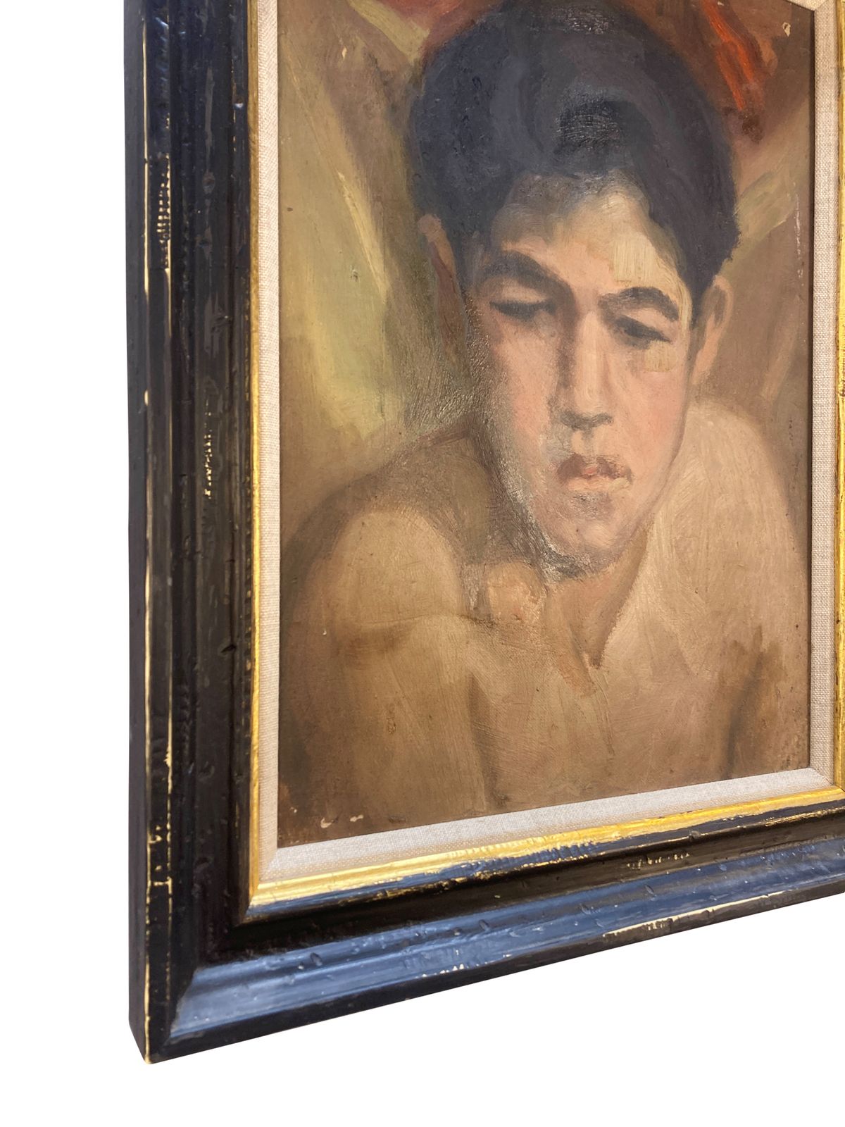 An Early XX Century Portrait Of A Sardinian Boy photo Art