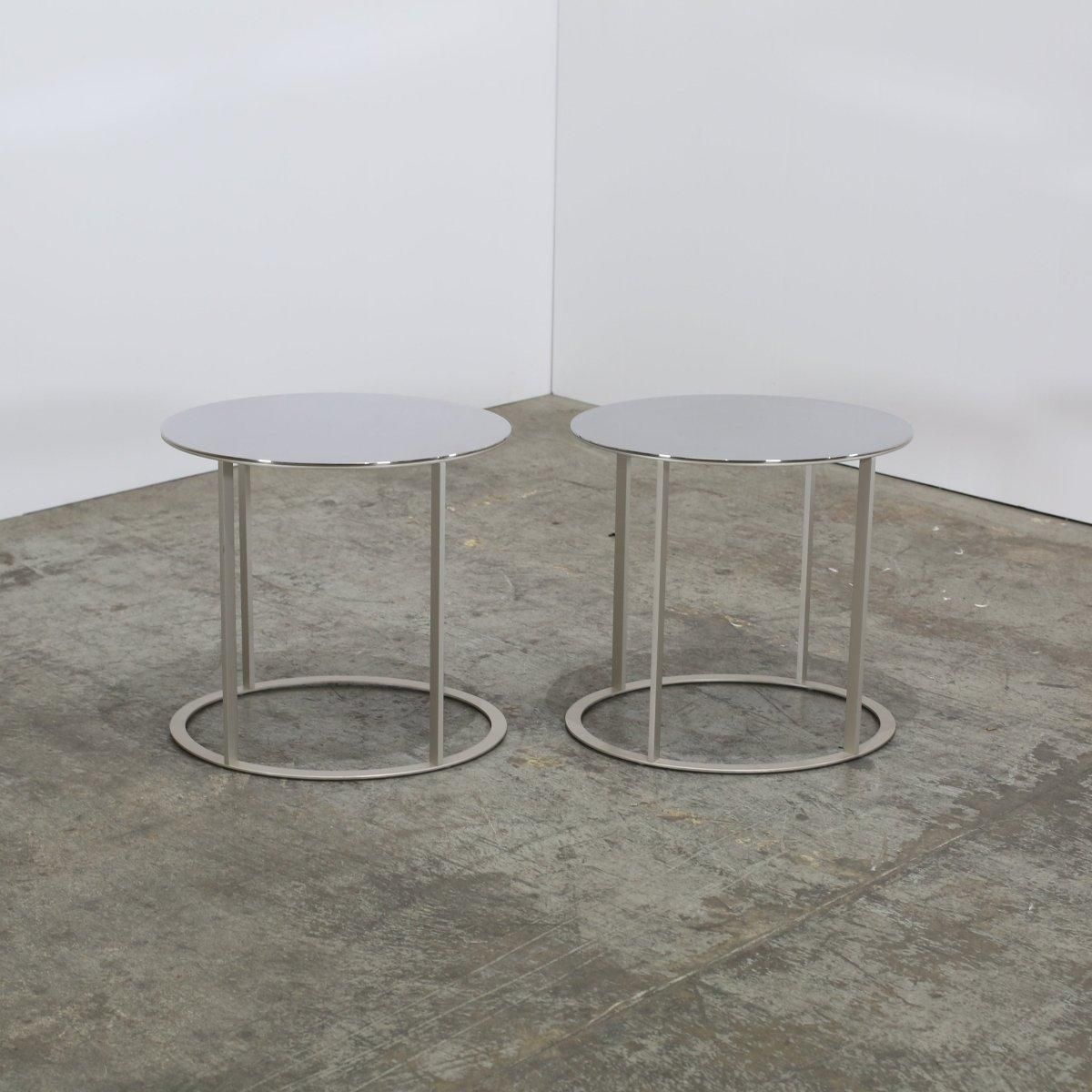 Maxalto Simplice Elios Side Table By Antonio Citterio, Set Of Two photo vintage
