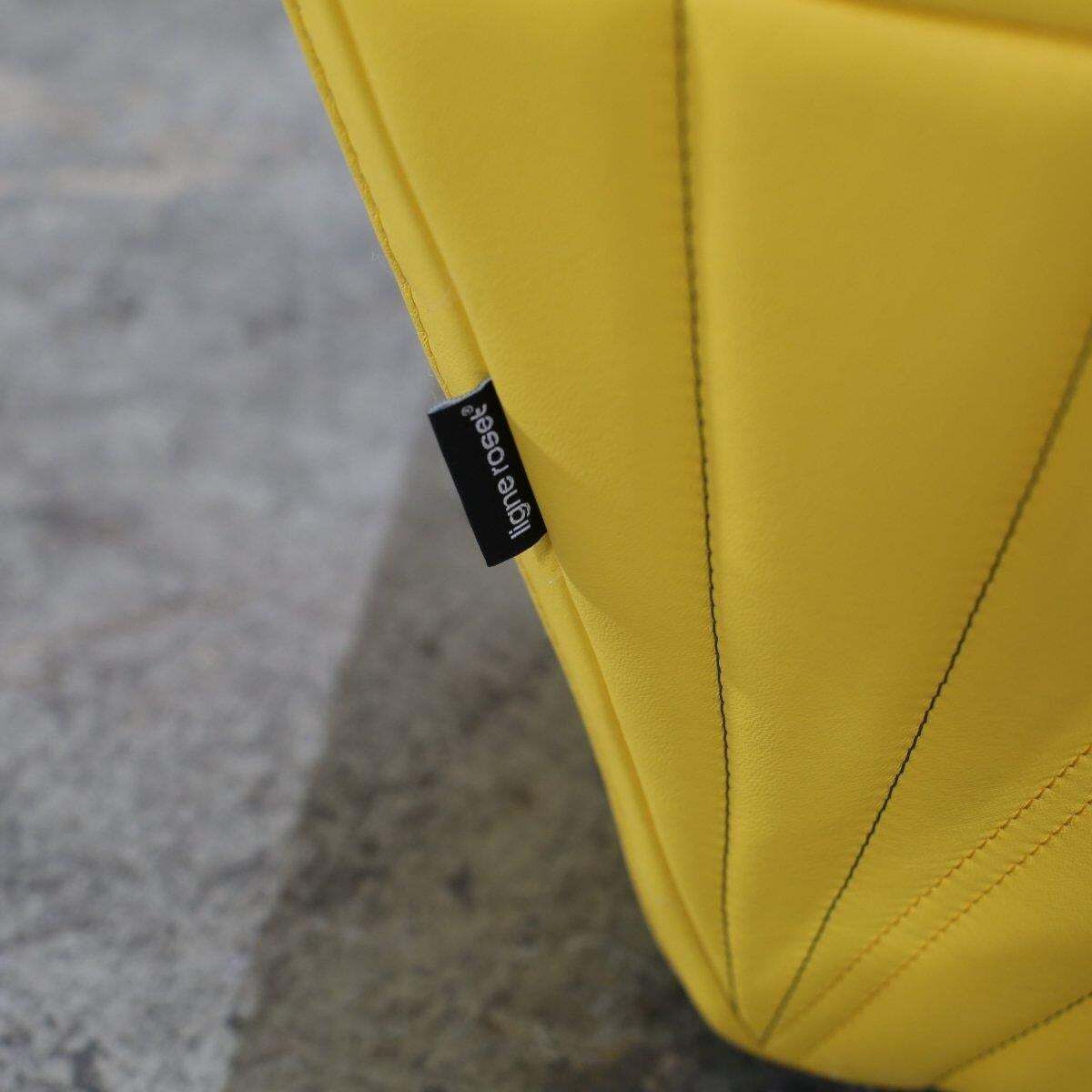 Ligne Roset Yellow Facett Armchair By R. & E. Bouroullec photo furniture