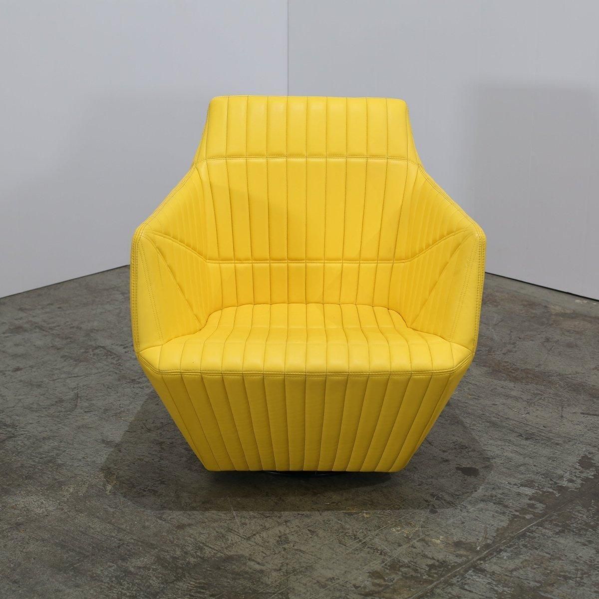 Furniture Ligne Roset Yellow Facett Armchair By R. & E. Bouroullec photo