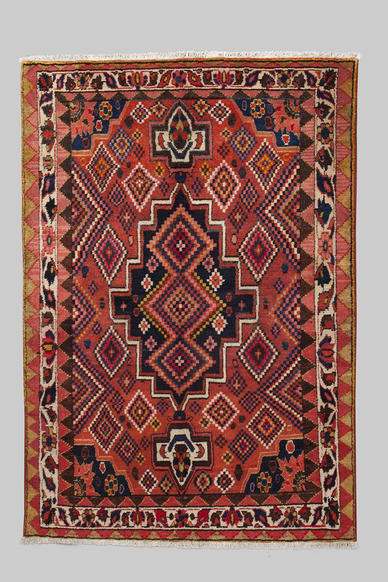Antique Bakhtiari Gabbeh Rug 218x152cm