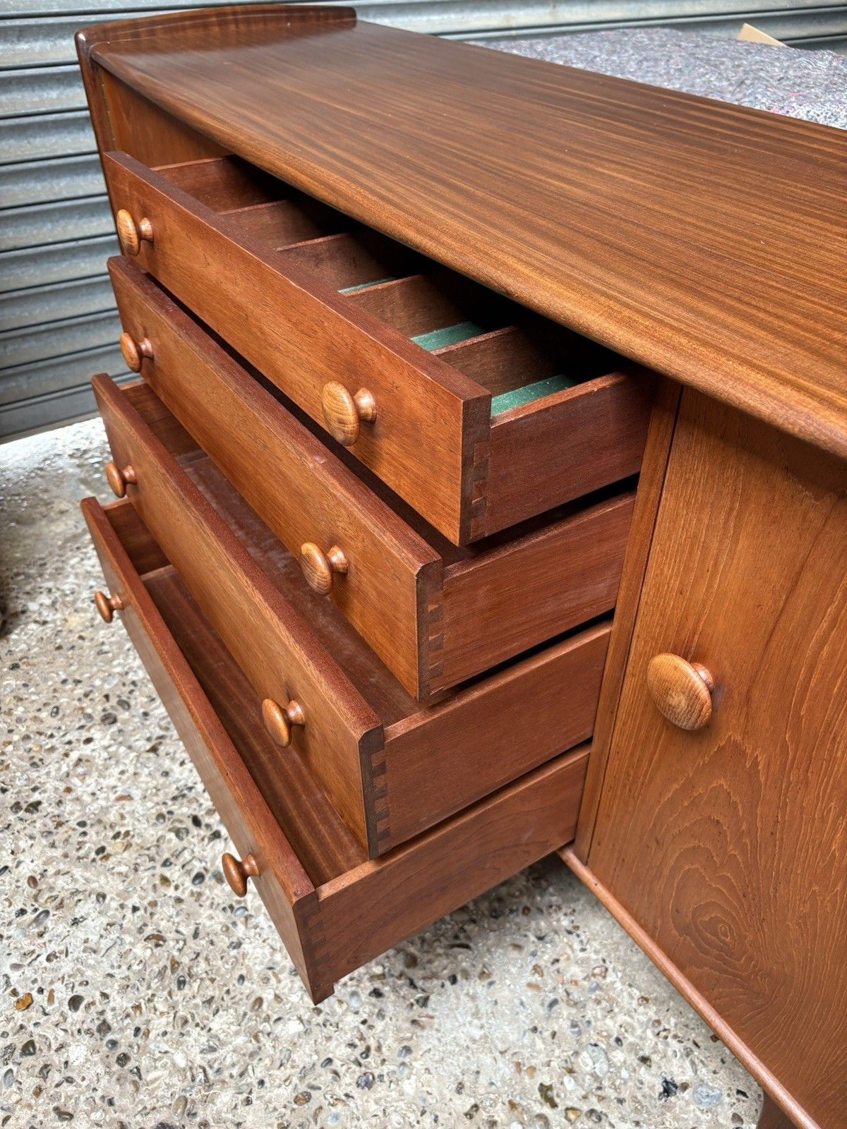 photo for sale Mcm Afromosia & Teak “Volany” Sideboard By John Herbert For Younger Ltd C.1960