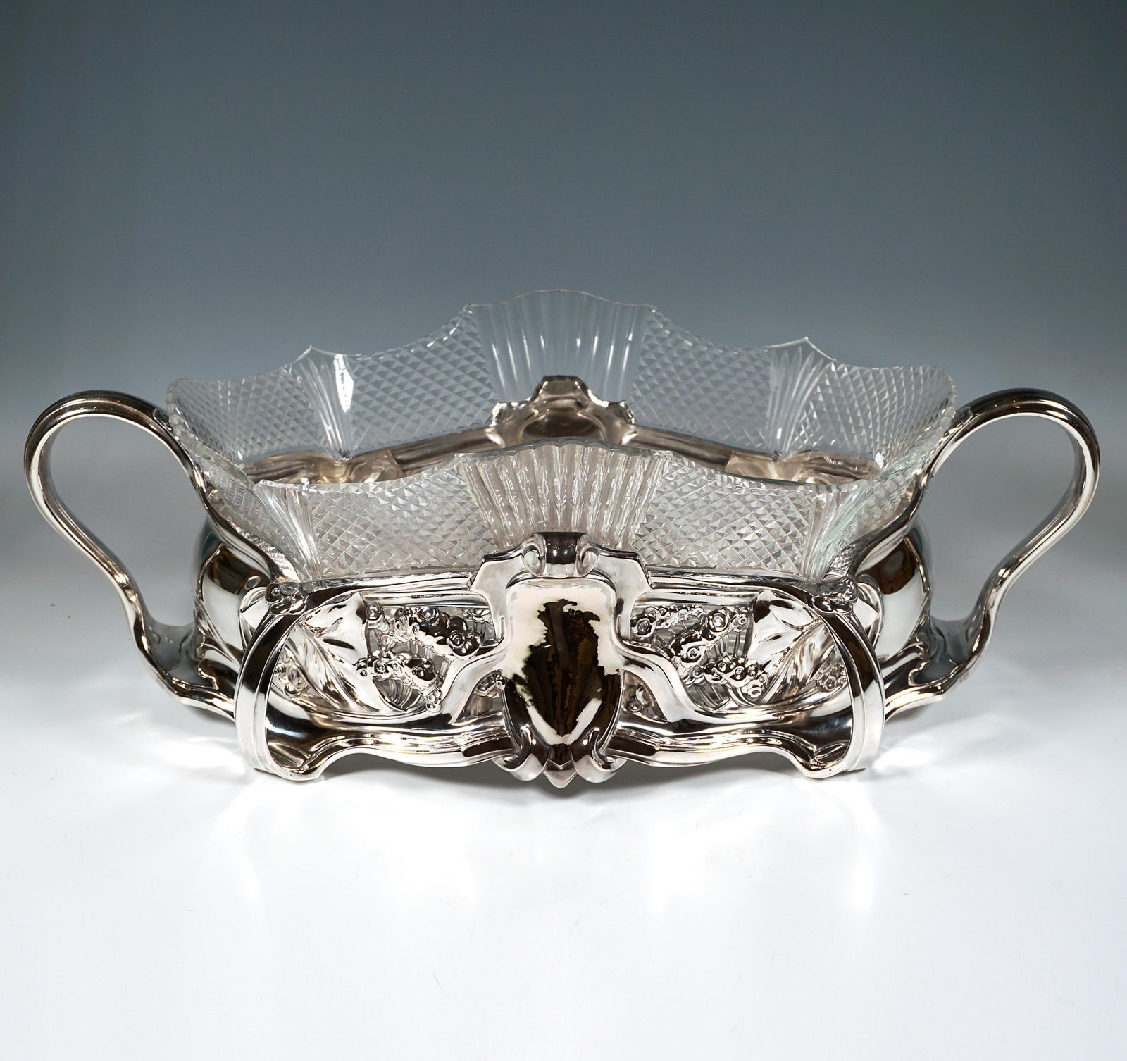 Art Nouveau Silver Jardinière, Bruckmann & Sons For Theodor Schallmayer Germany photo furniture