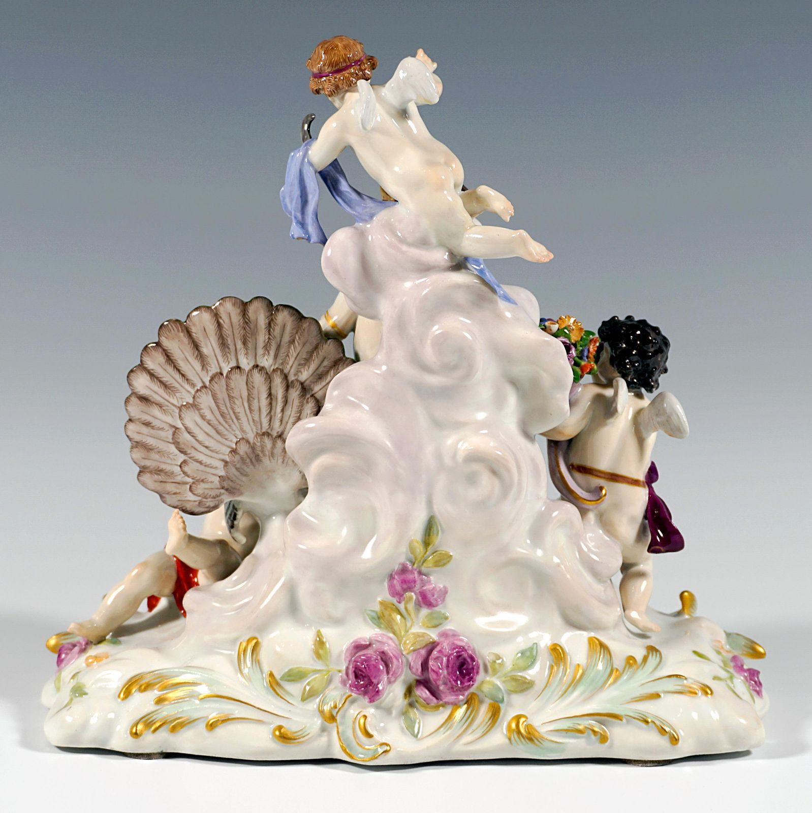 Meissen Art Nouveau Group 'The Air' By Paul Helmig, Germany Around 1900 photo for sale