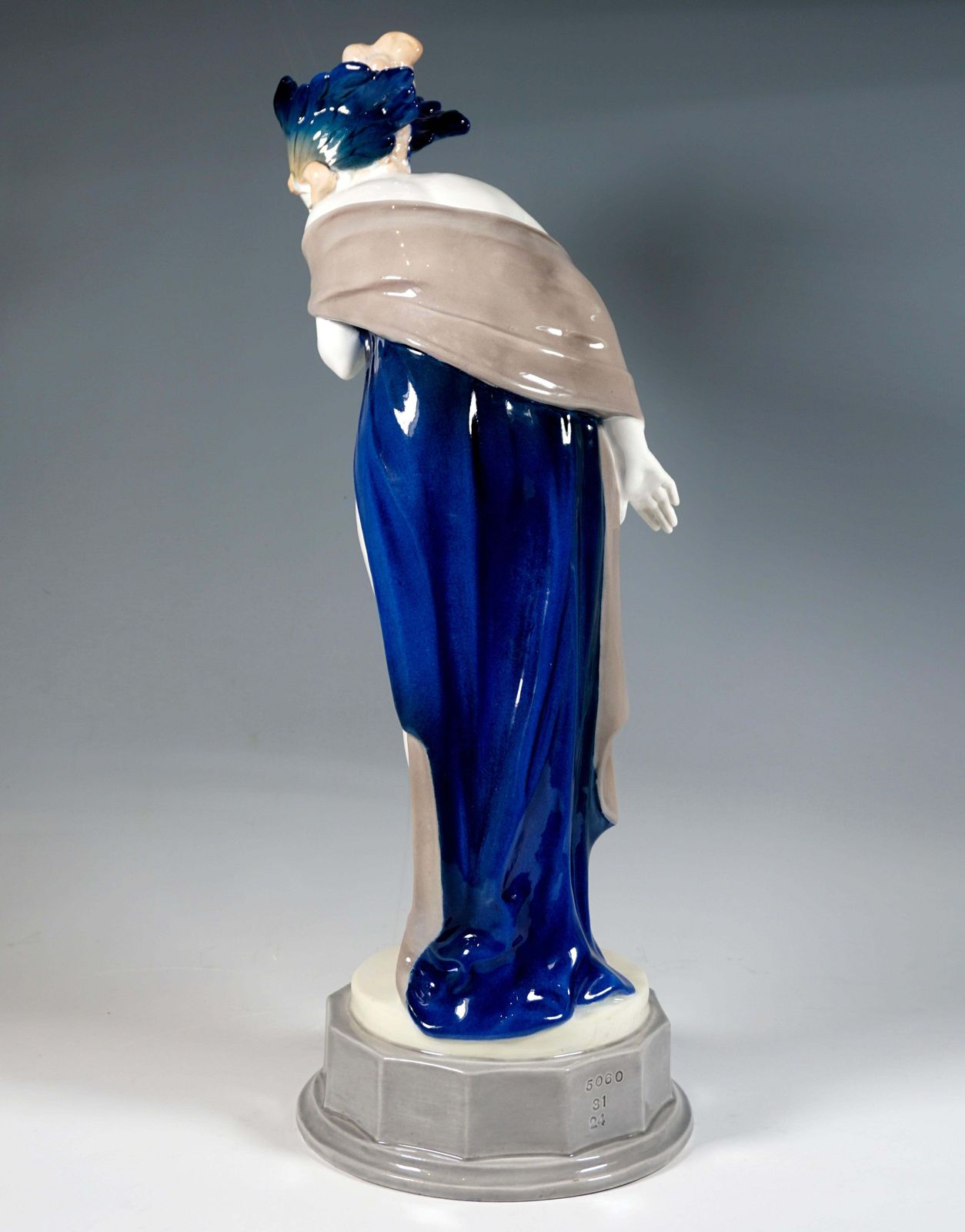 Goldscheider Art Déco Figure 'Fascination', Dancer With Headdress By W. Thomasch photo 5773.0