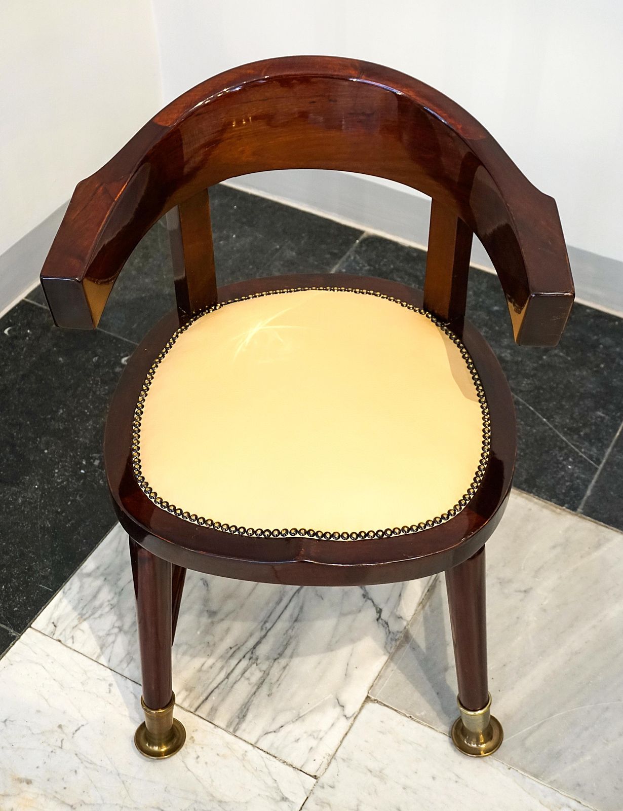 Art Nouveau Armchair 'Model Stössler', Design By Adolf Loos, Vienna, Circa 1900 photo vinterior
