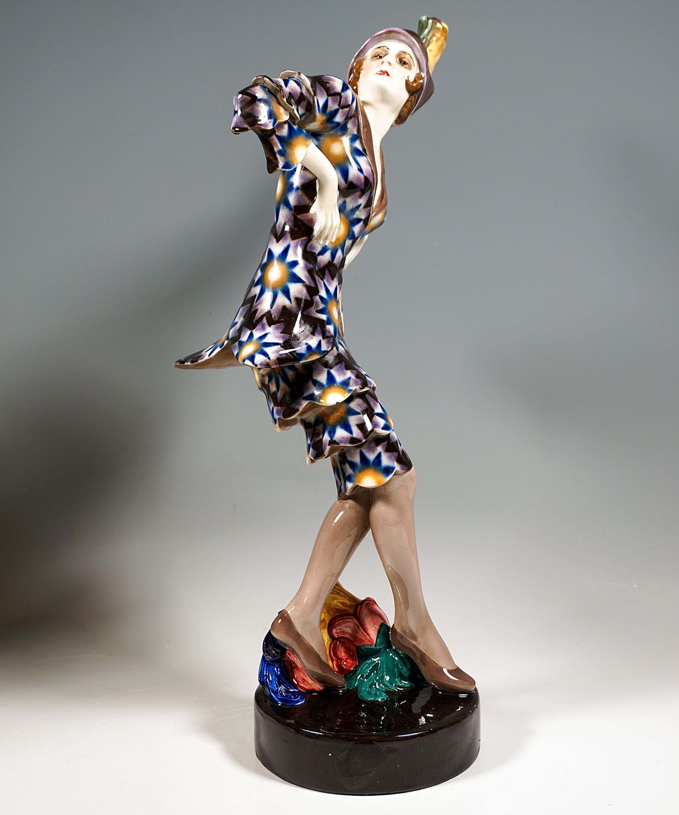 Art Déco Figurine 'Dance Of Vanity' By Josef Kostial, Goldscheider Vienna, 1920s photo furniture