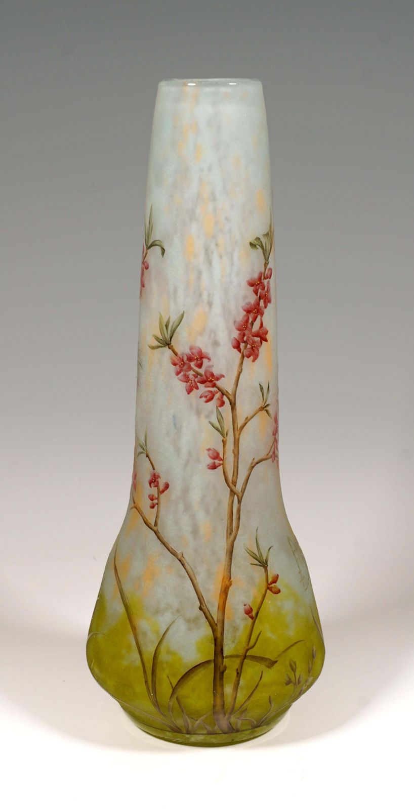 Large Art Nouveau Cameo Vase With Daphne Decor, Daum Nancy, France, 1910/15 photo Home Decor