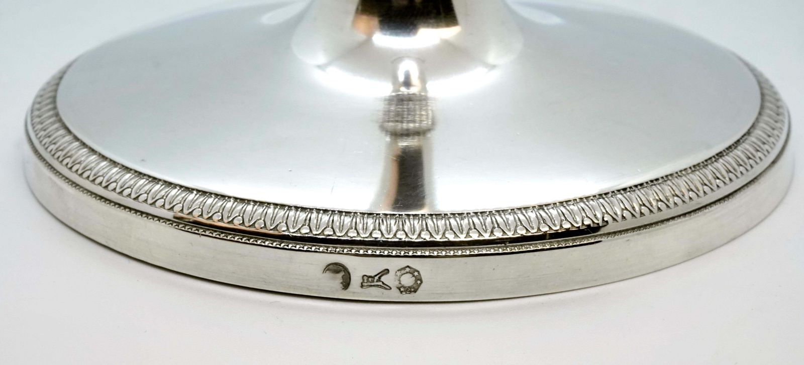 Pair Of Italian Empire Silver Candlesticks, Milan, Circa 1810 photo 3020.0