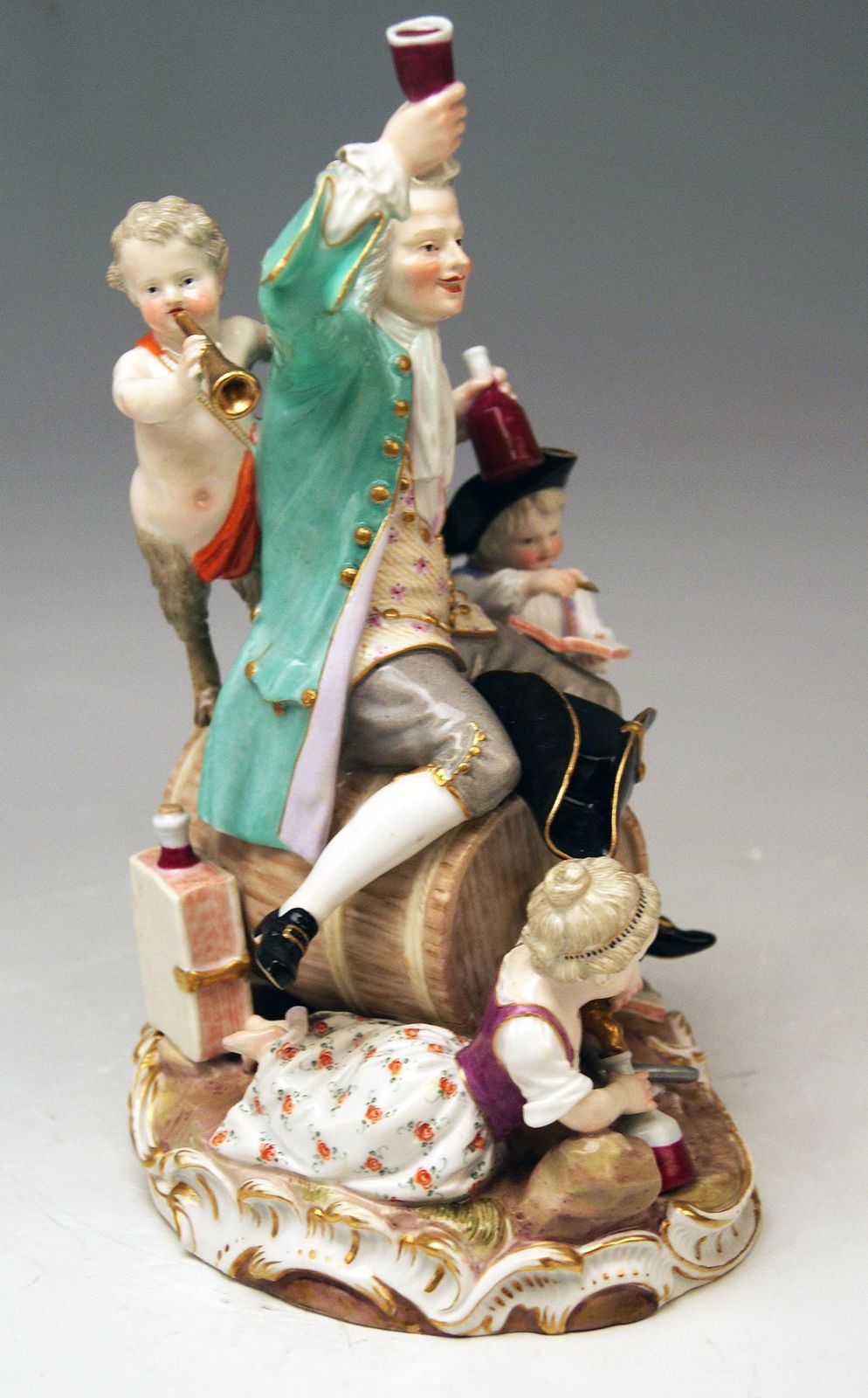 Meissen Figurines The German Bacchus Model D 13 Johann C. Schoenheit, Circa 1880 photo 3997.0