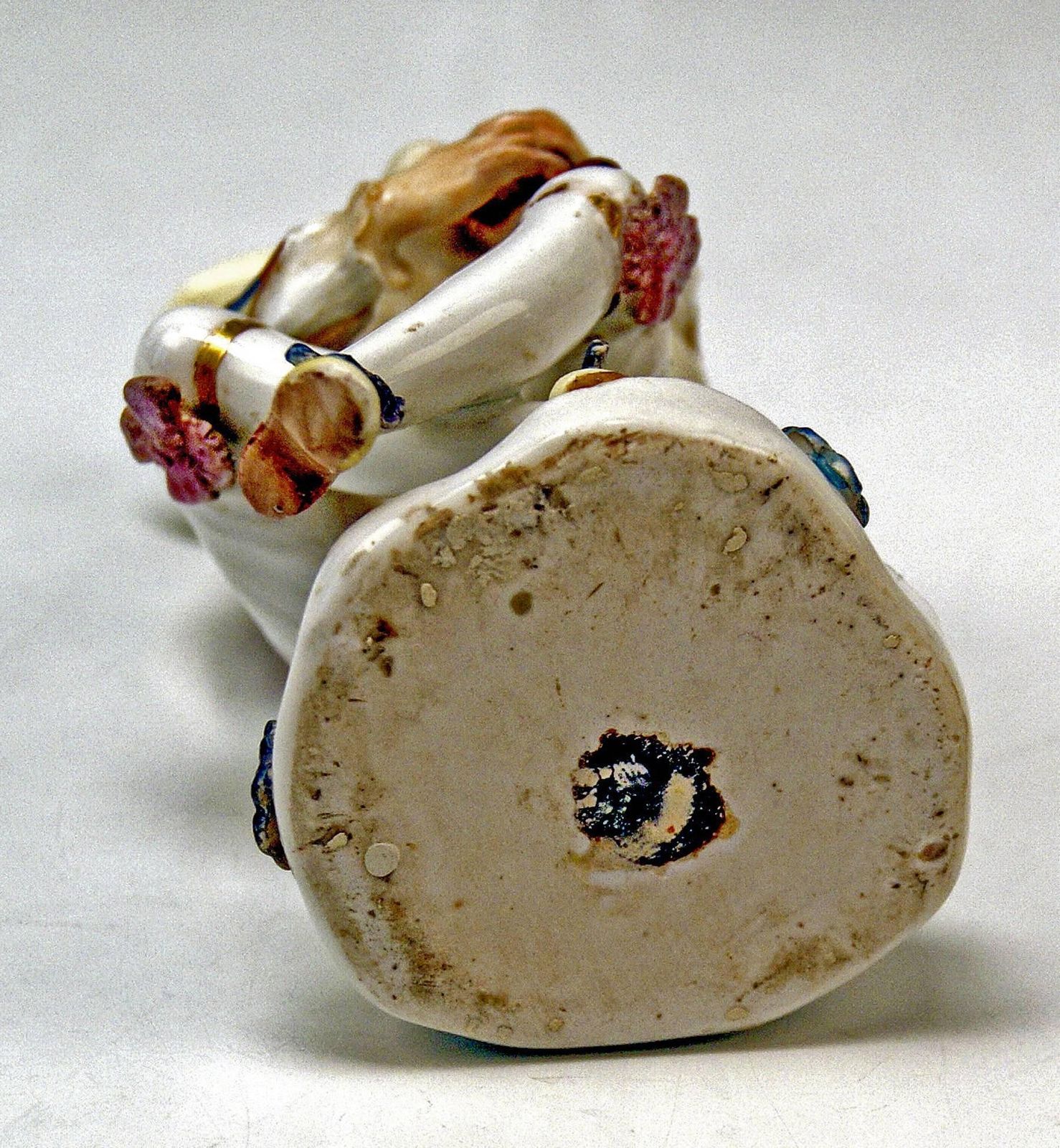 Baroque Meissen Figure, Harlequin With Bagpipes, By J.J. Kaendler, Circa 1745 photo buy