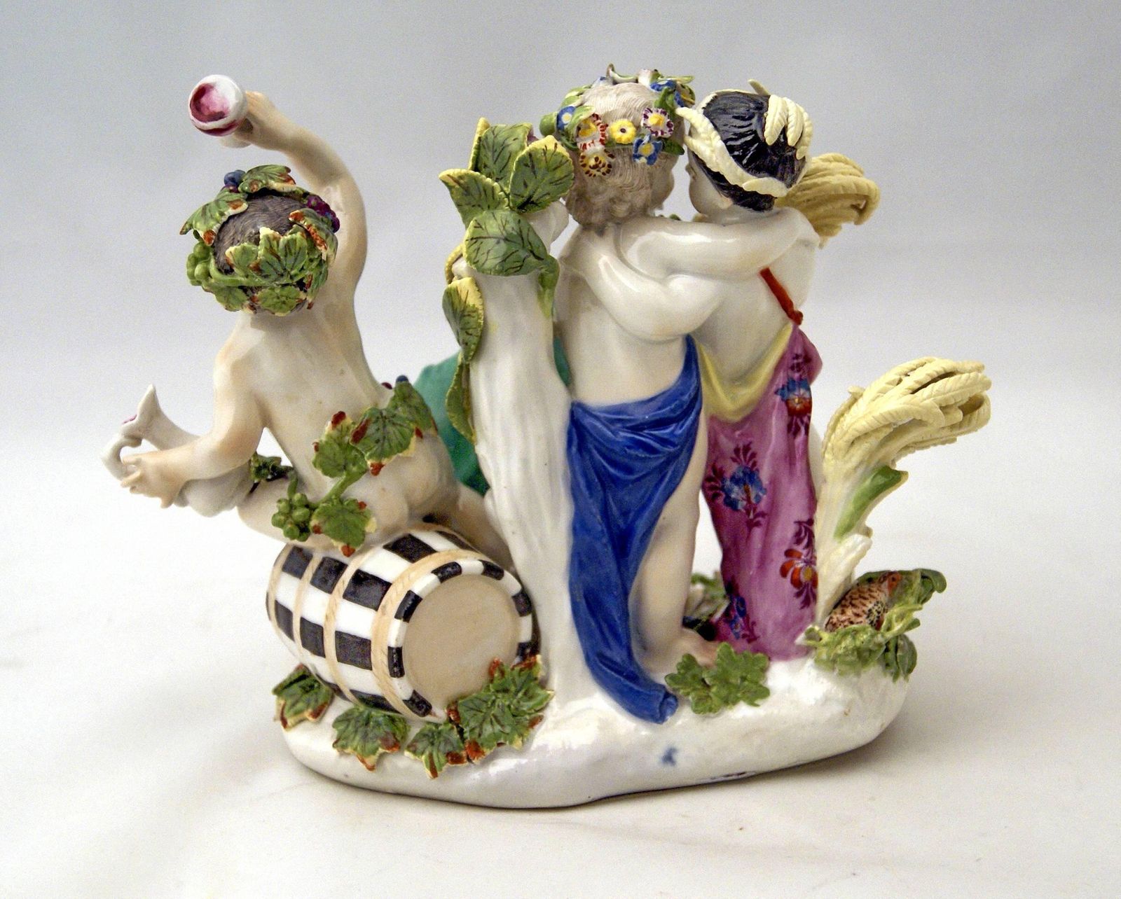 Meissen Gorgeous Figurine Group The Four Seasons Cherubs By Kaendler C. 1755 60 photo Home Decor